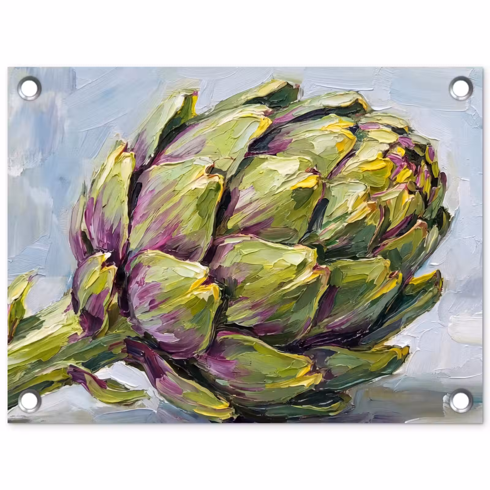 Tuinposter - Eten - Artisjok - Modern - Eten - Artisjok - Modern tuinposter los doek klein