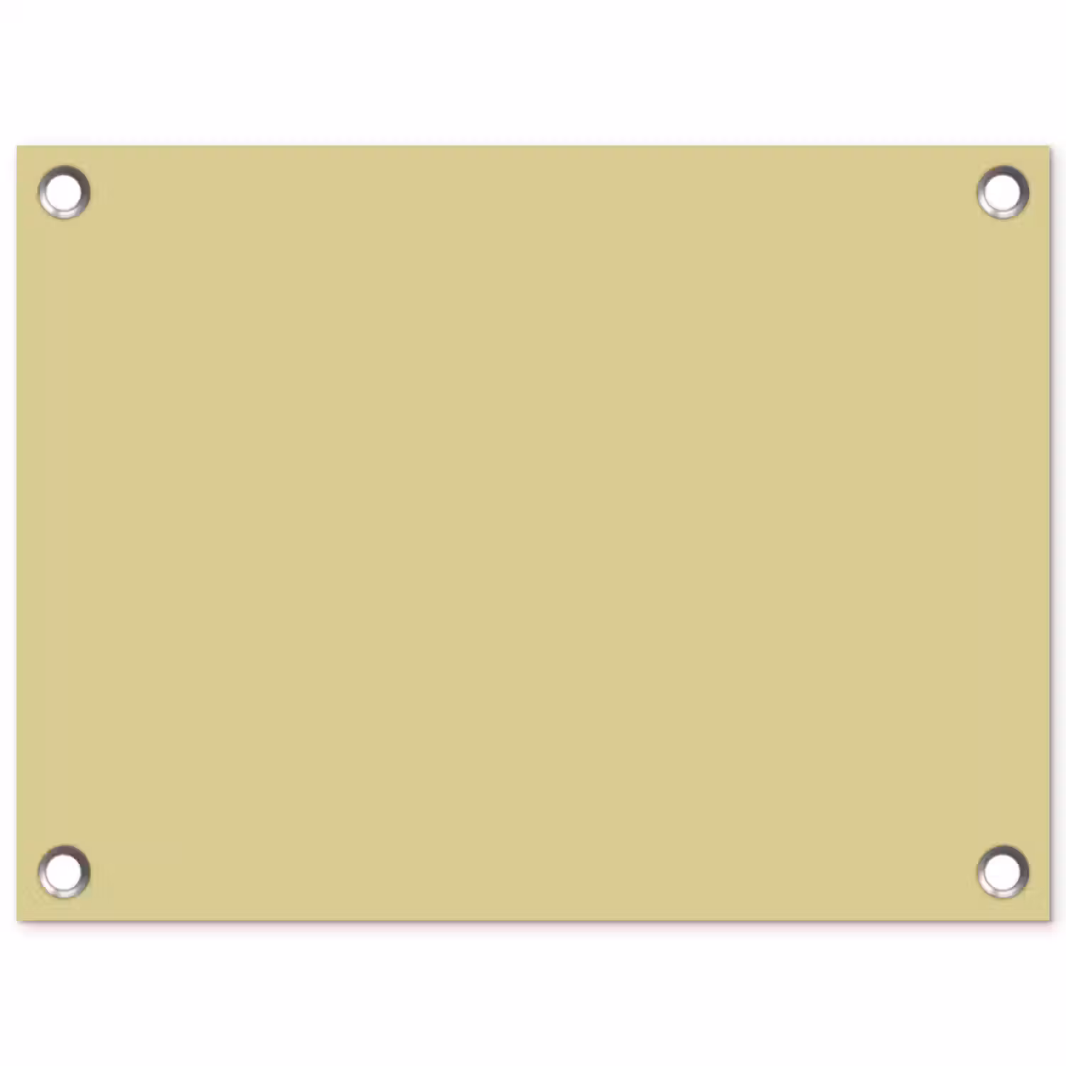 Golden - Clover - Geel tuinposter los doek klein 239 -3d