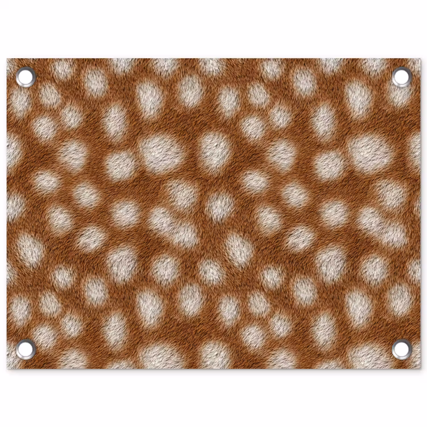 Hert - Bruin - Vacht tuinposter los doek klein 239 -3d