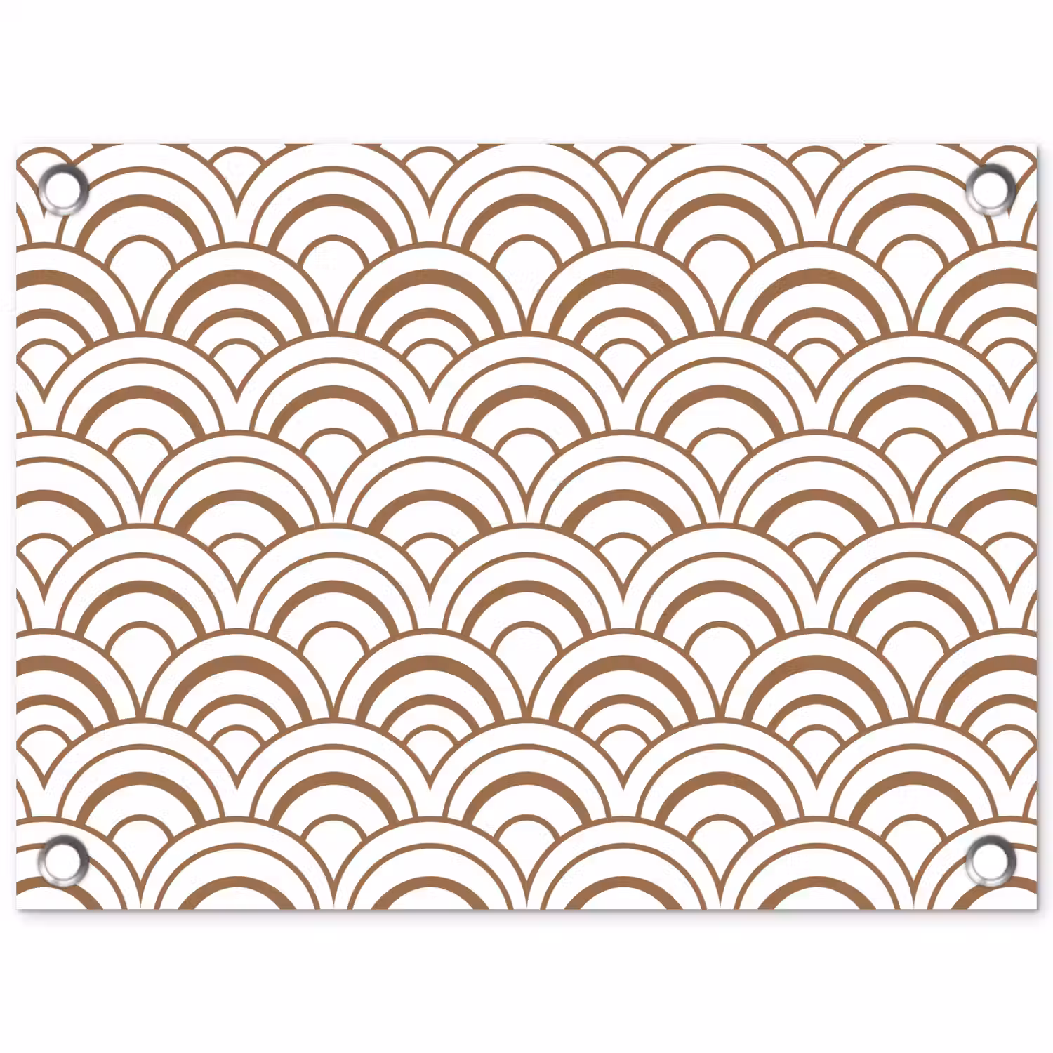 Klassiek - Motief - Terracotta tuinposter los doek klein 239 -3d