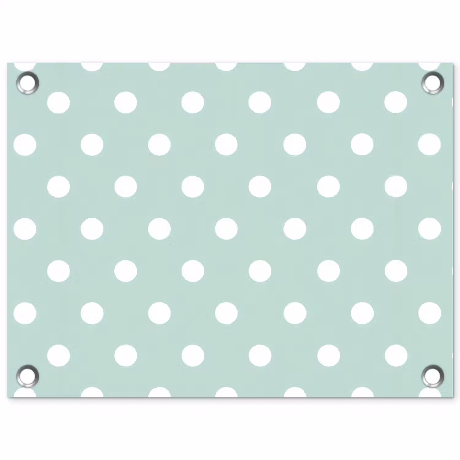 Klassiek - Polka - Groen tuinposter los doek klein 239 -3d