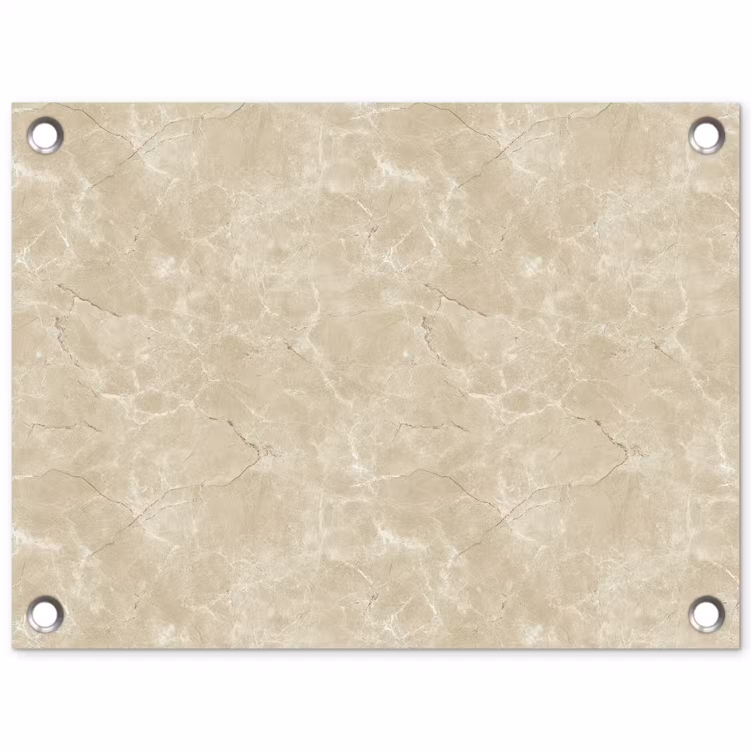Lichtbeige - Marmer - Diffusie adering tuinposter los doek klein 239 -3d