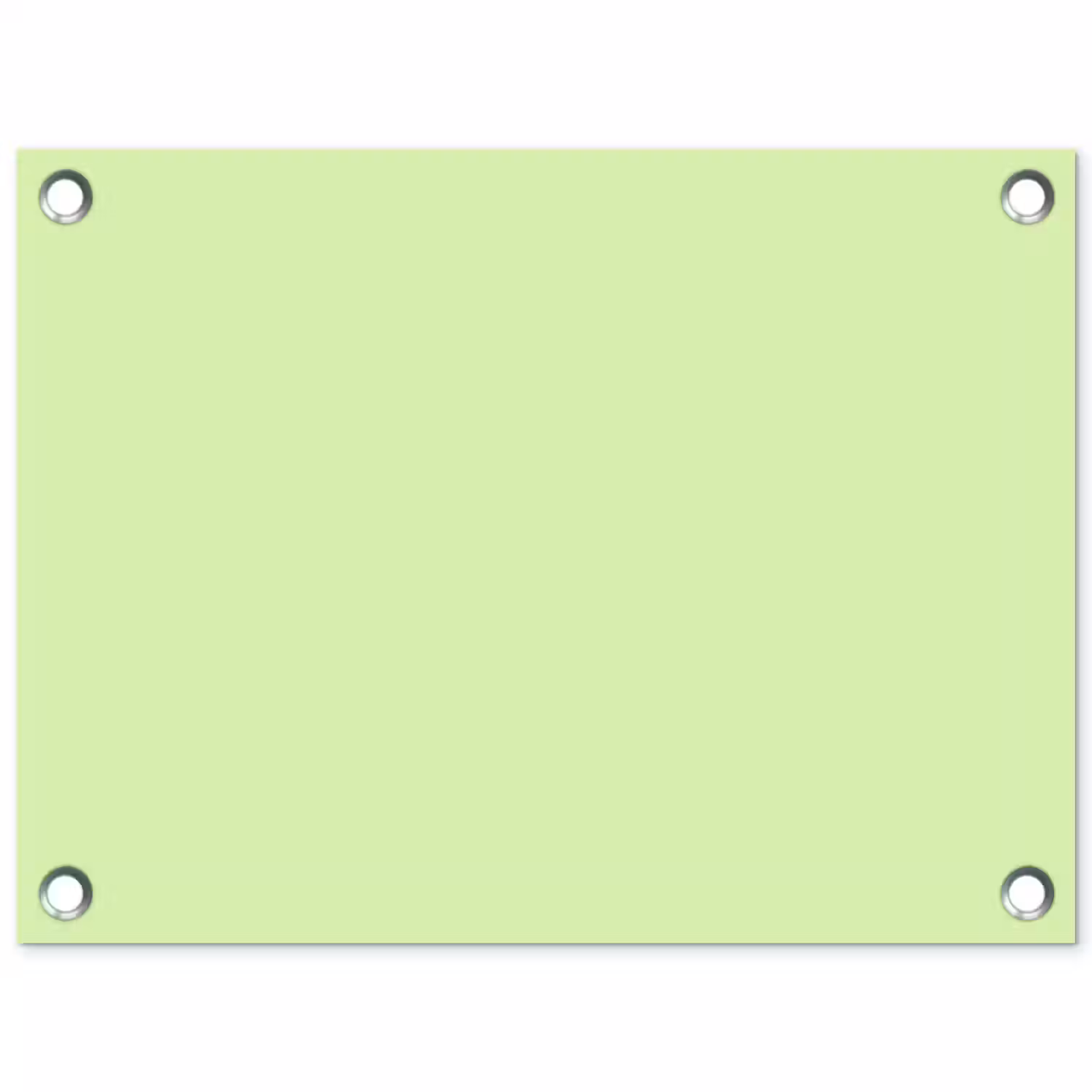 Light - Lime - Groen tuinposter los doek klein 239 -3d