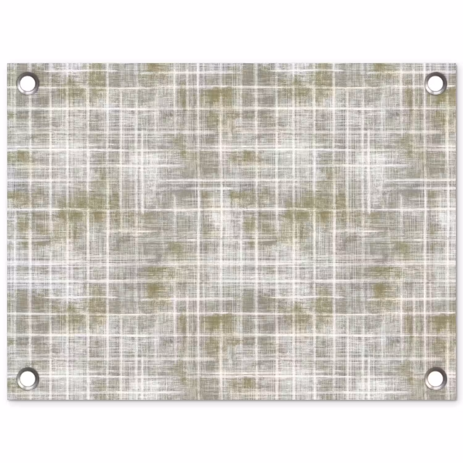 Linnen - Patroon - Groen tuinposter los doek klein 239 -3d