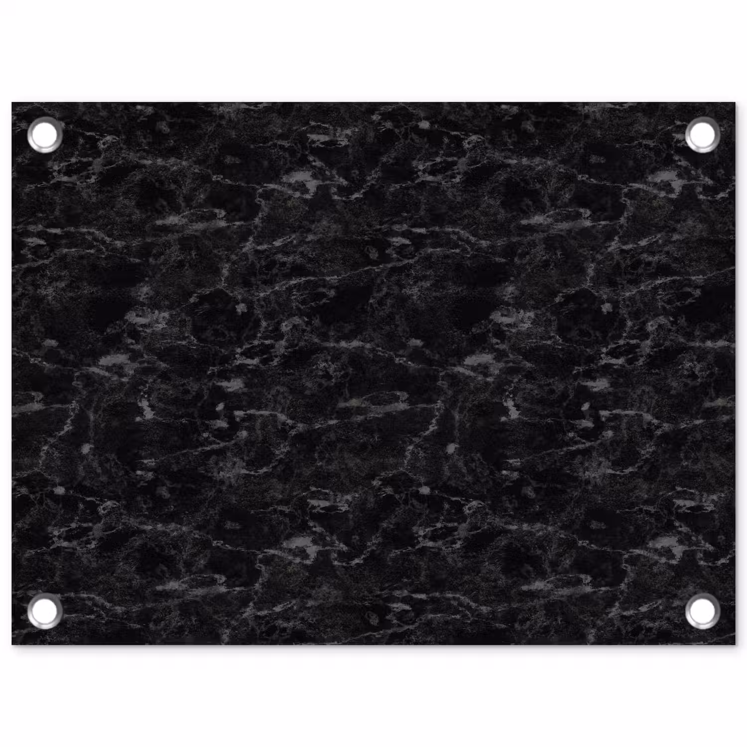 Marmer - Aders - Zwart tuinposter los doek klein 239 -3d
