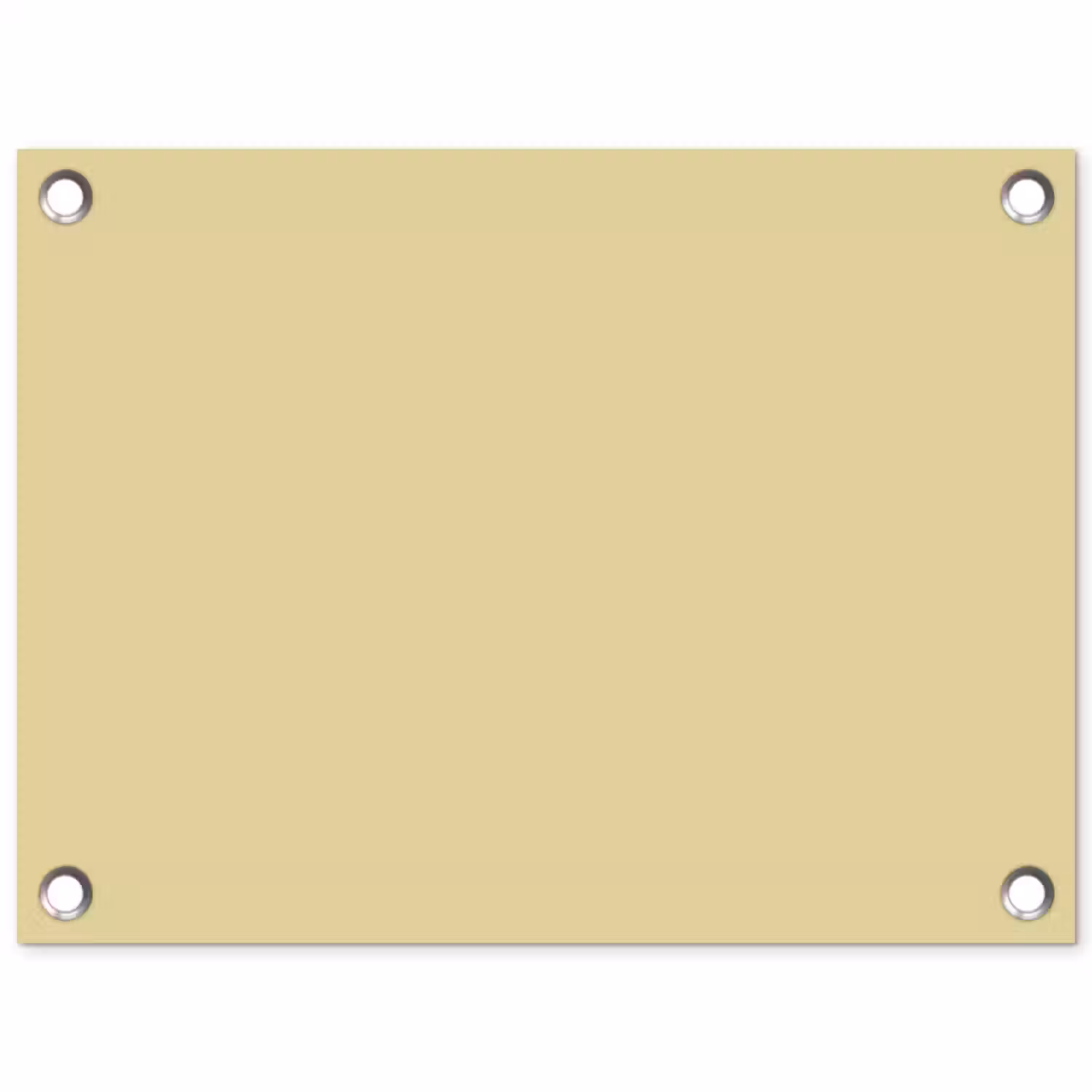 Mellow - Touch - Geel tuinposter los doek klein 239 -3d