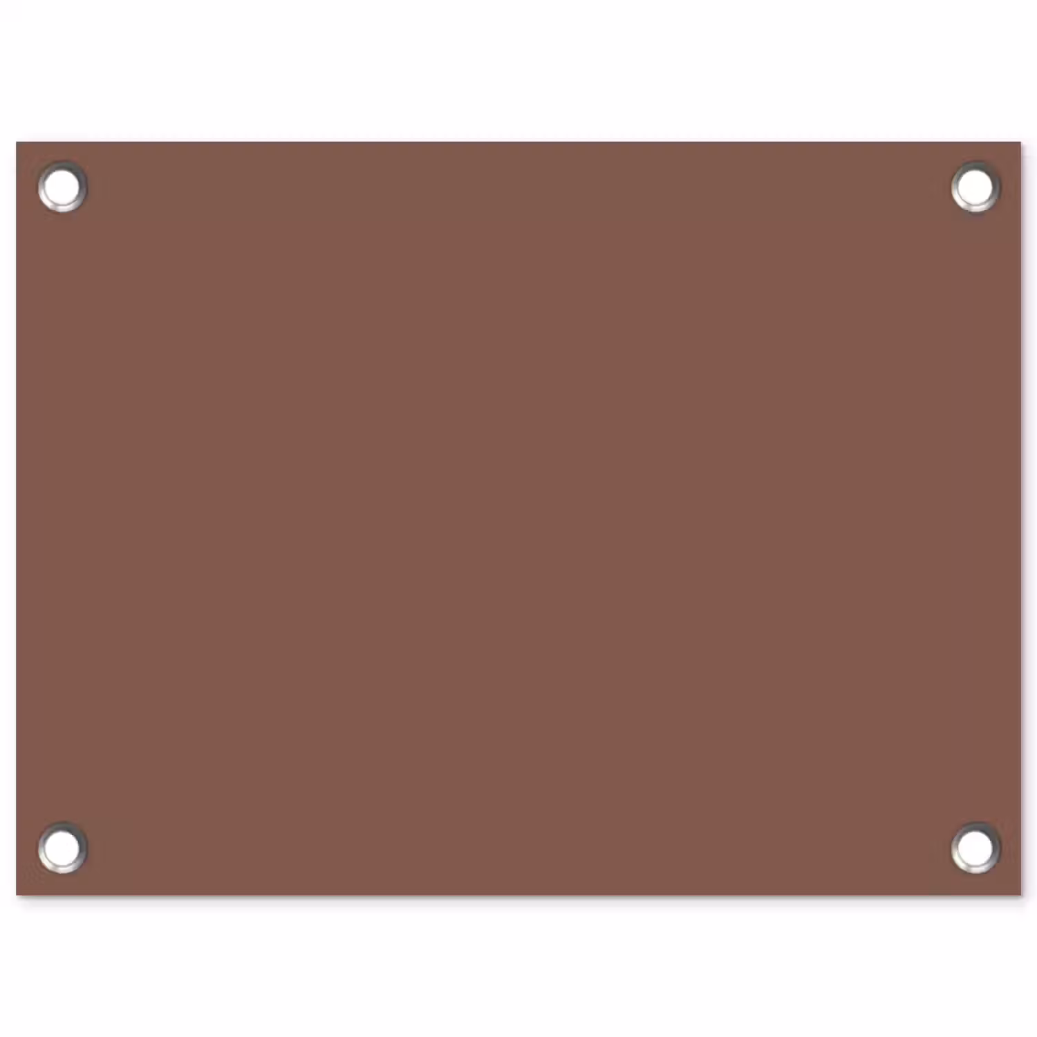 Muted - Chestnut - Bruin tuinposter los doek klein 239 -3d