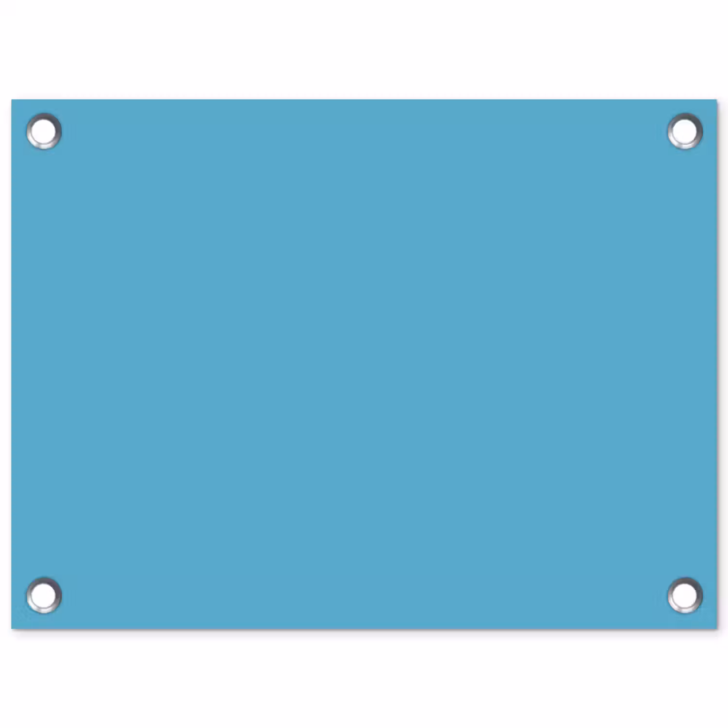 Ocean - Teal - Blauw tuinposter los doek klein 239 -3d