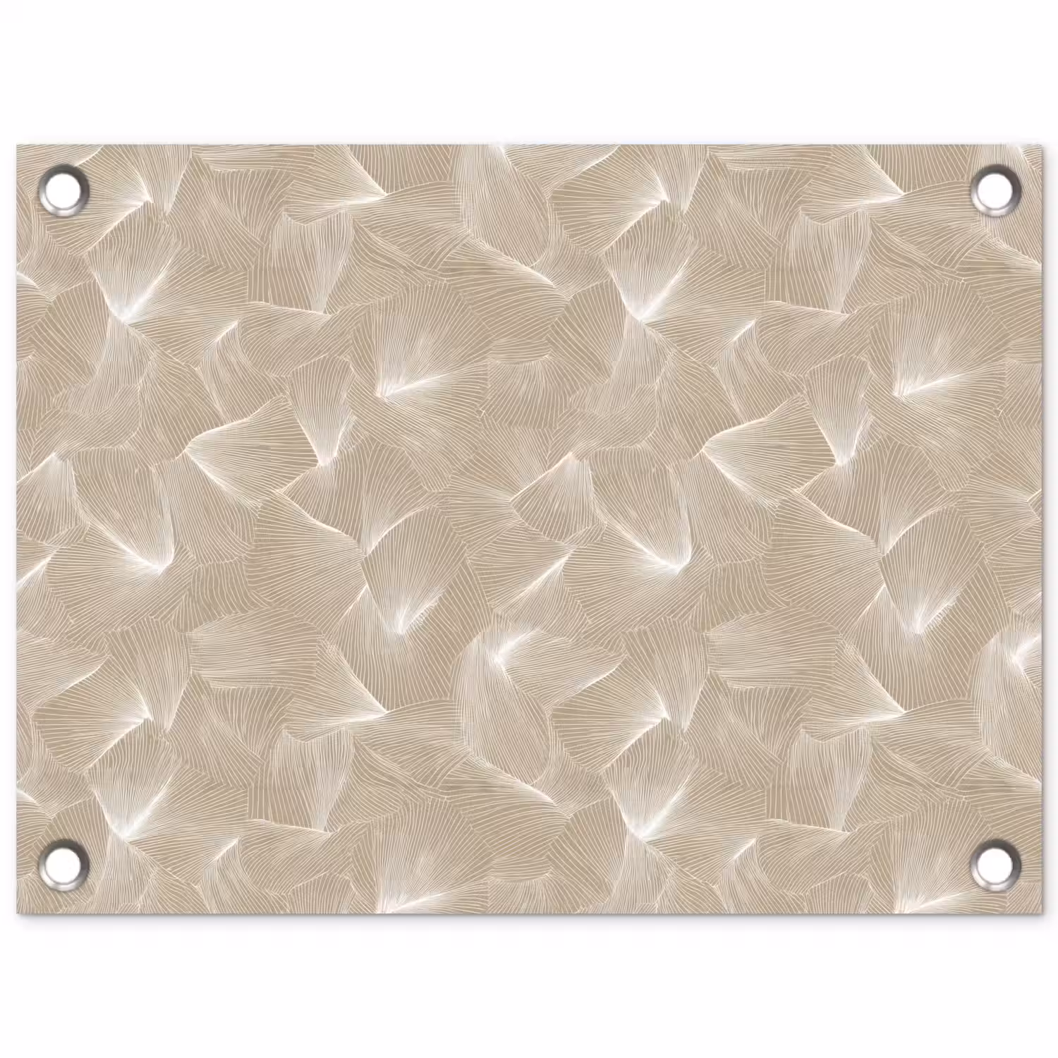 Organisch - Textuur - Beige tuinposter los doek klein 239 -3d