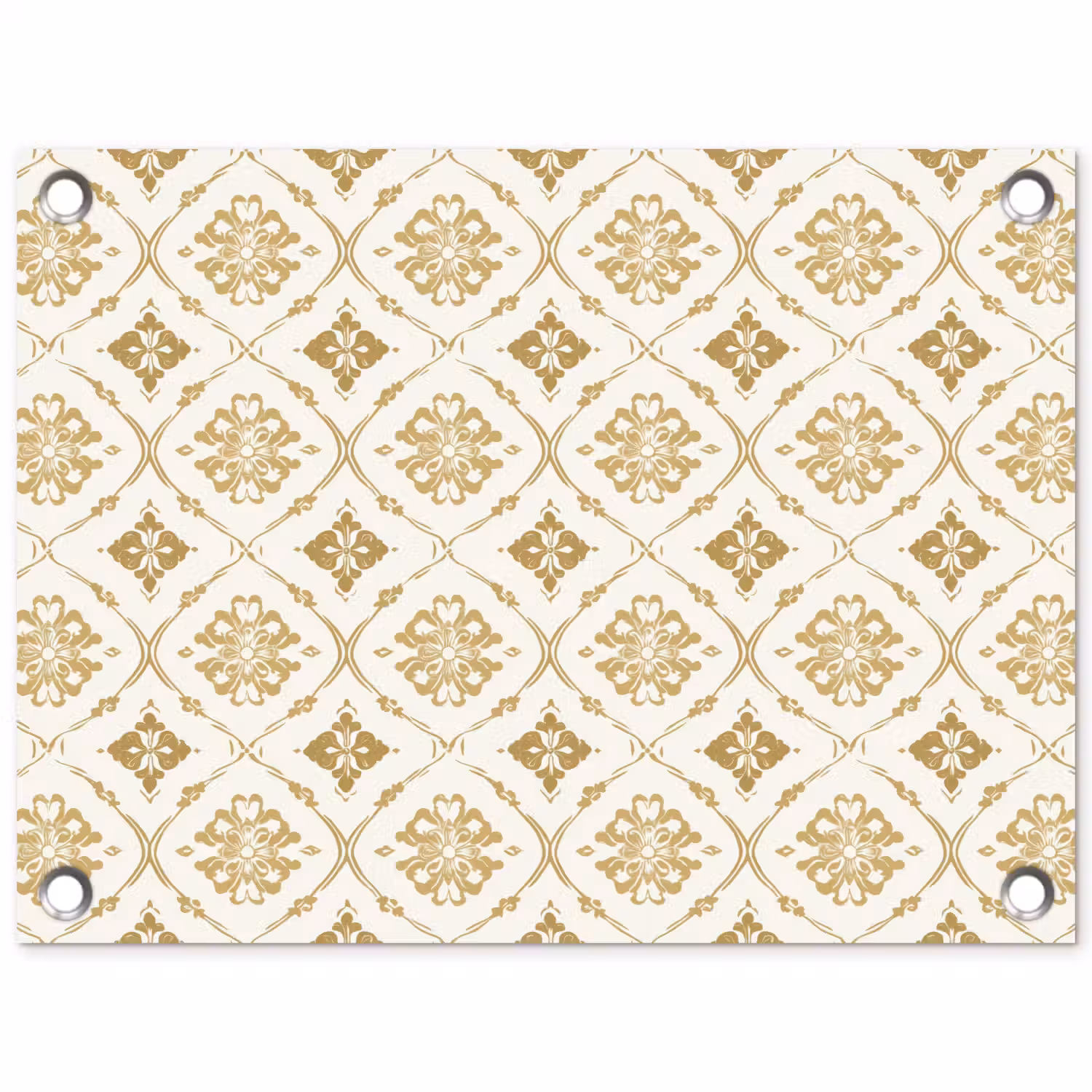 Ornament - Klassiek - Goud tuinposter los doek klein 239 -3d