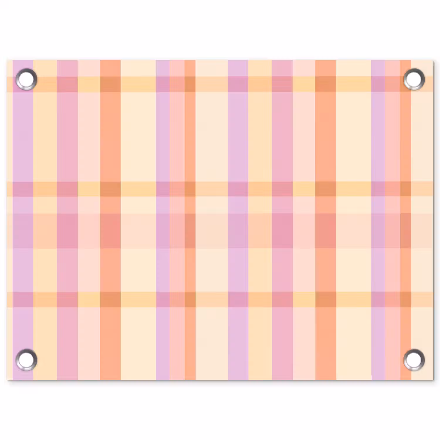 Pastel - uitpatroon - Geometrisch tuinposter los doek klein 239 -3d