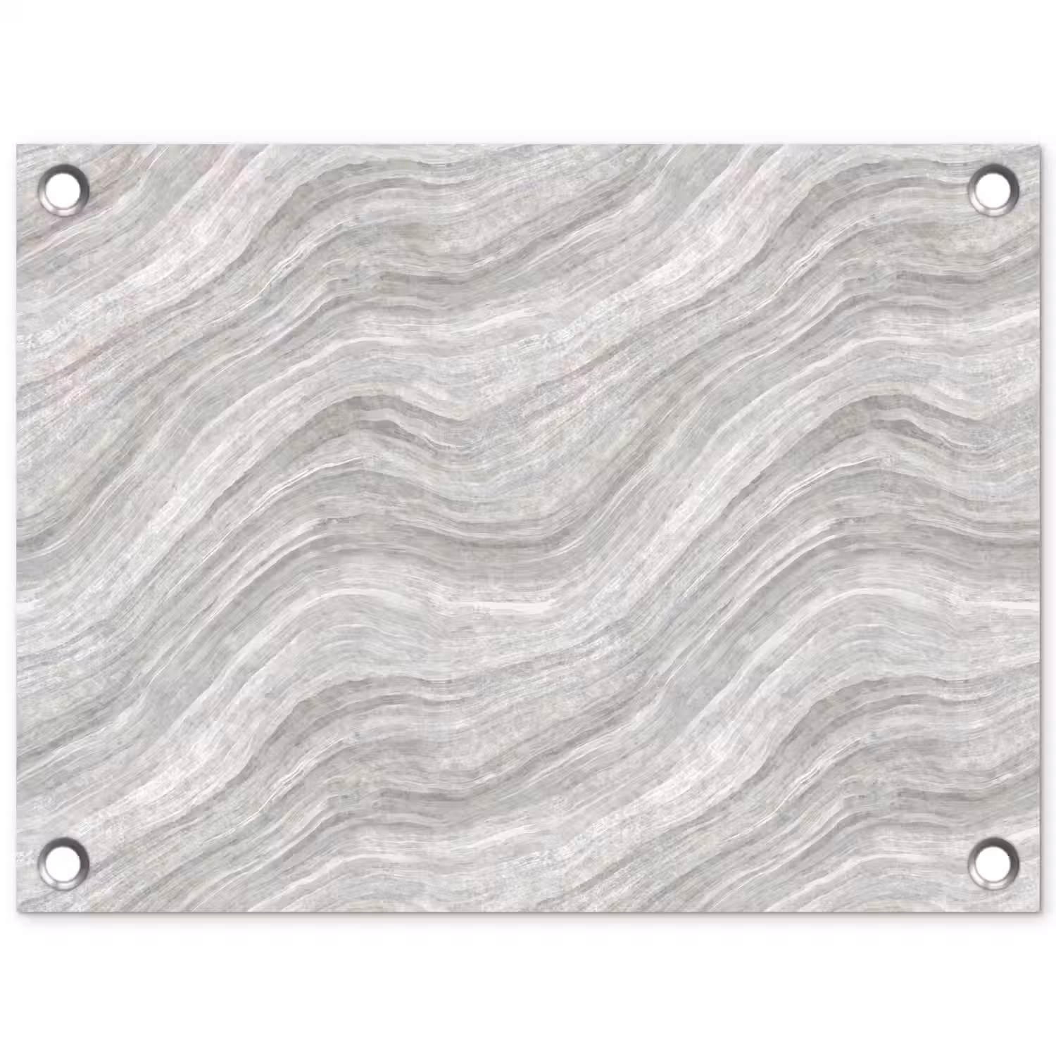 Patroon - Helder - Wit - Grijs tuinposter los doek klein 239 -3d
