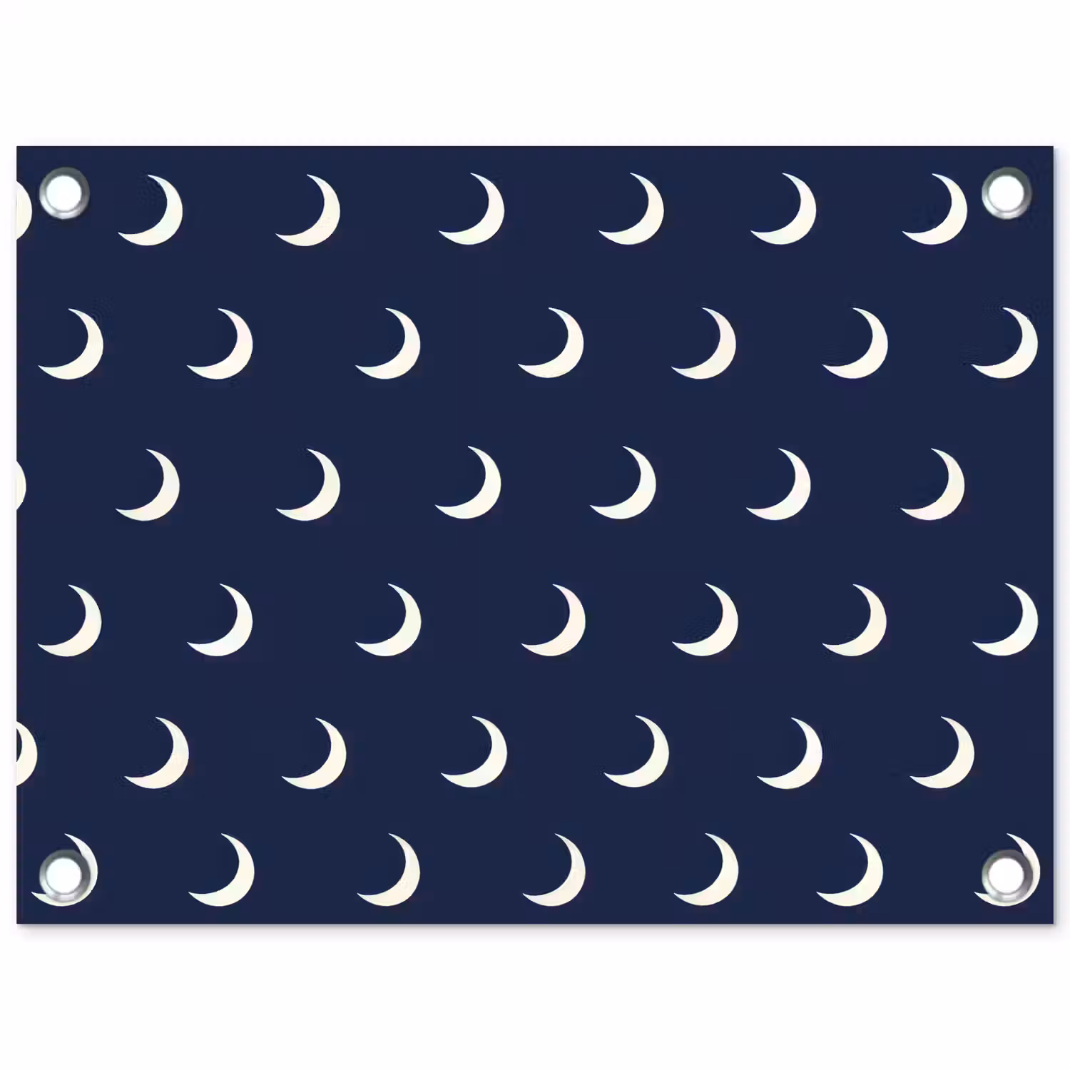 Patroon - Manen - Blauw tuinposter los doek klein 239 -3d