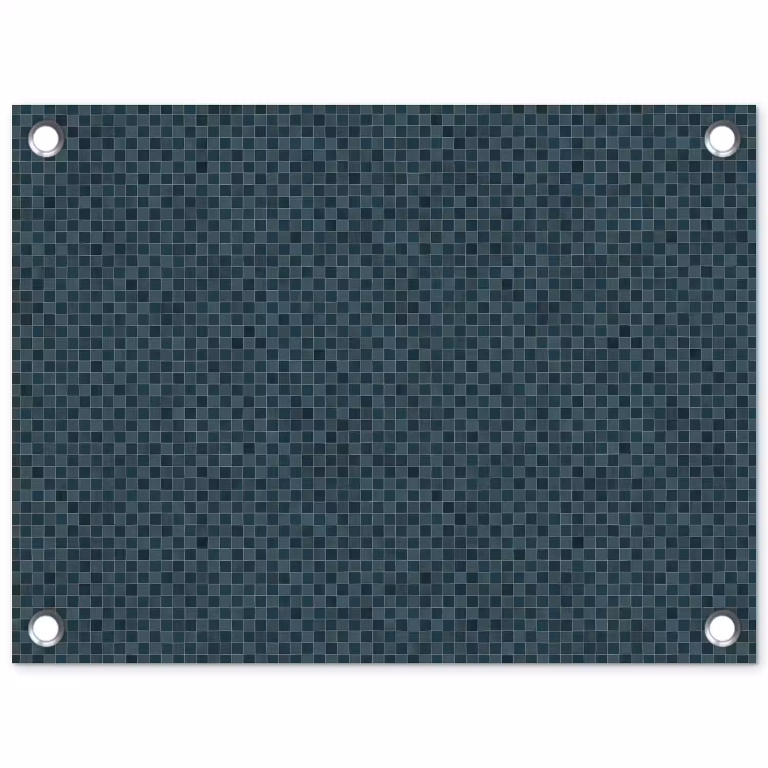 Patroon - Mozaïek - Groen tuinposter los doek klein 239 -3d