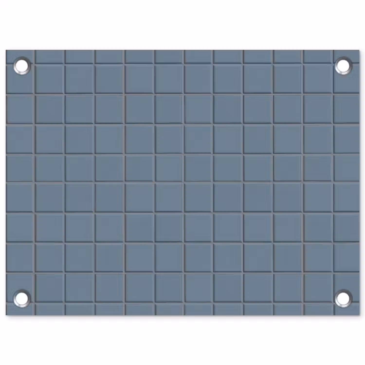 Patroon - Tegel - Blauwgrijs tuinposter los doek klein 239 -3d