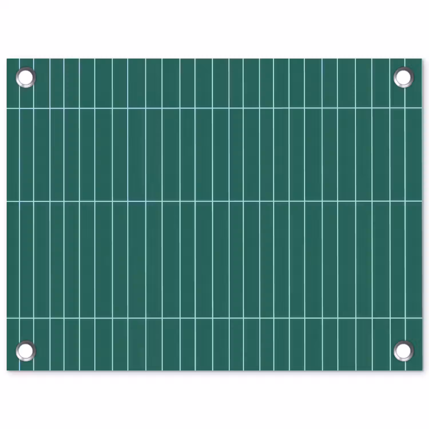 Patroon - Tegel - Saliegroen tuinposter los doek klein 239 -3d