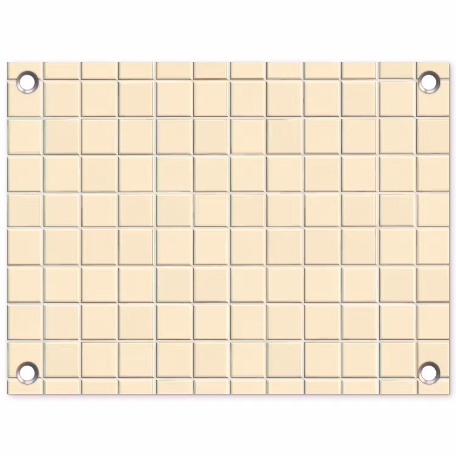 Patroon - Tegels - Gebroken - Wit tuinposter los doek klein 239 -3d