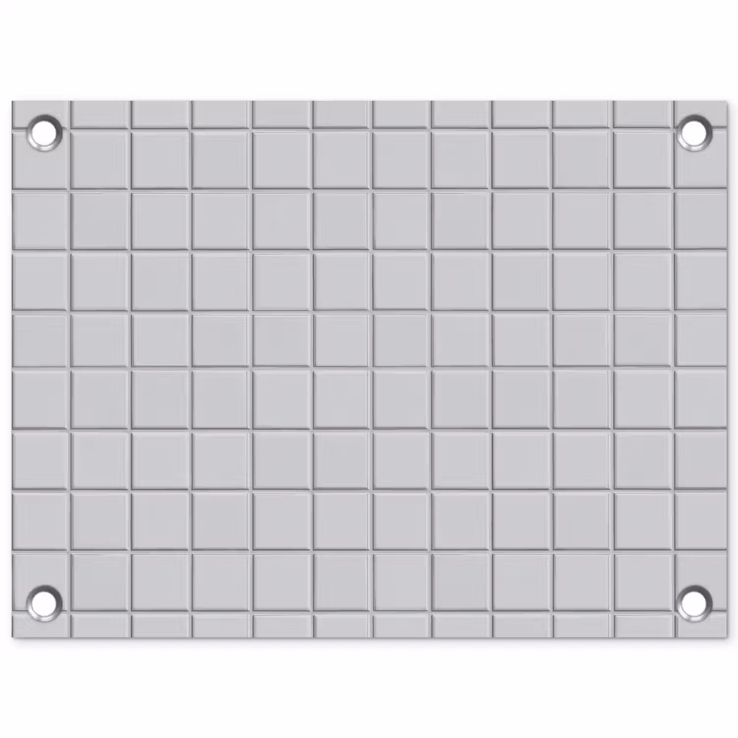 Patroon - Tegels - Licht - Grijs tuinposter los doek klein 239 -3d