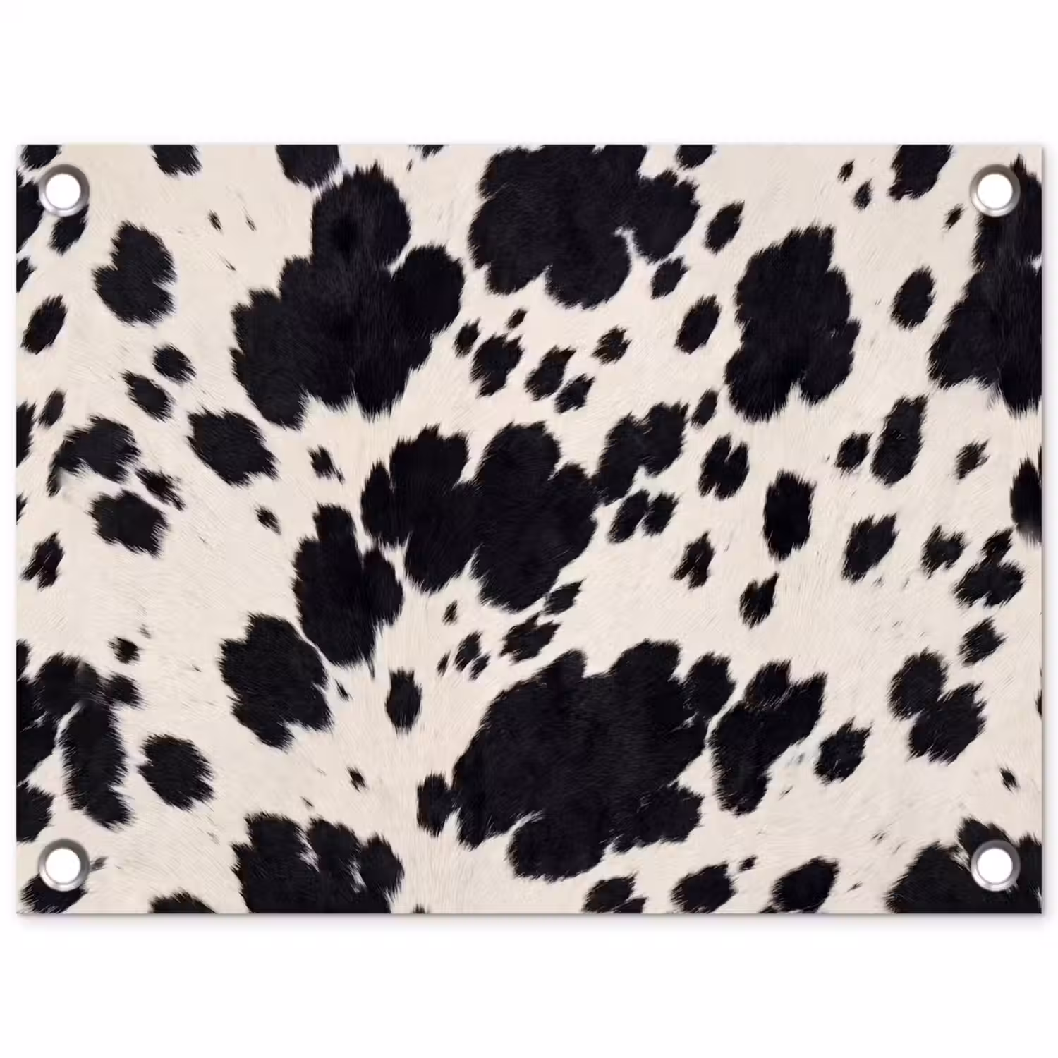 Patroon - Vacht - Zwart - Wit tuinposter los doek klein -3d