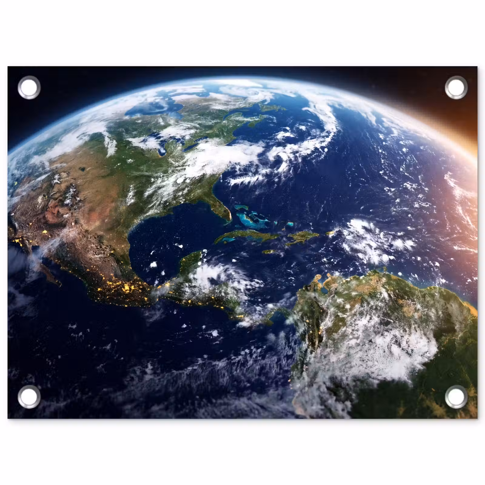 Tuinposter - Planeet - Ruimte - Kosmos - Planeet - Ruimte - Kosmos tuinposter los doek klein