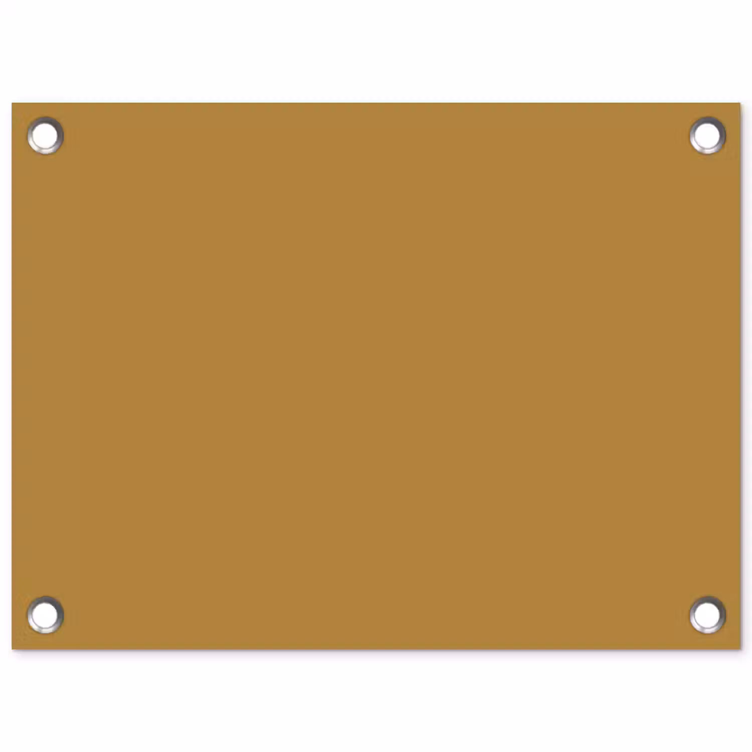 Rhythmic - Ochre - Geel tuinposter los doek klein 239 -3d