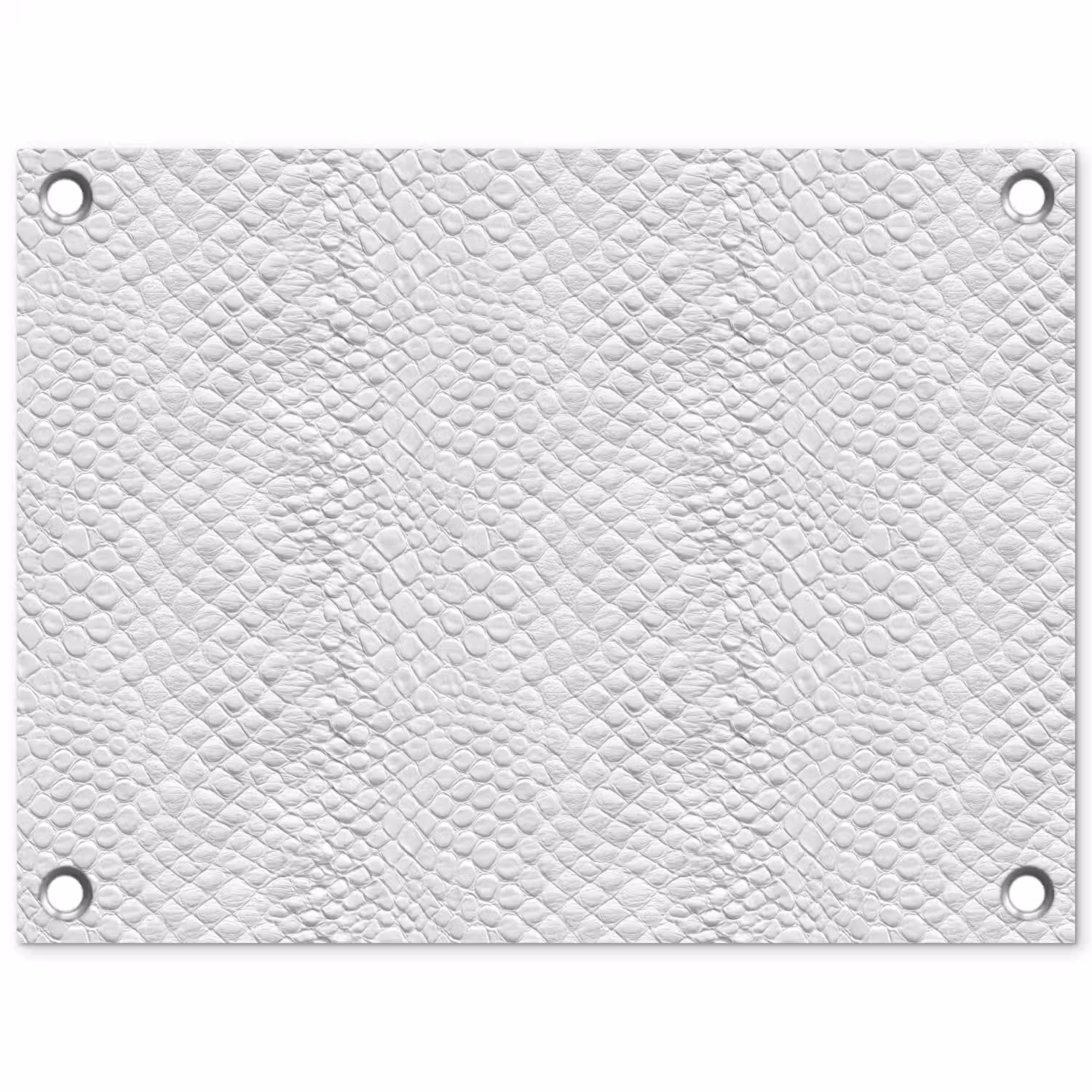 Slang - Patroon - Wit tuinposter los doek klein 239 -3d