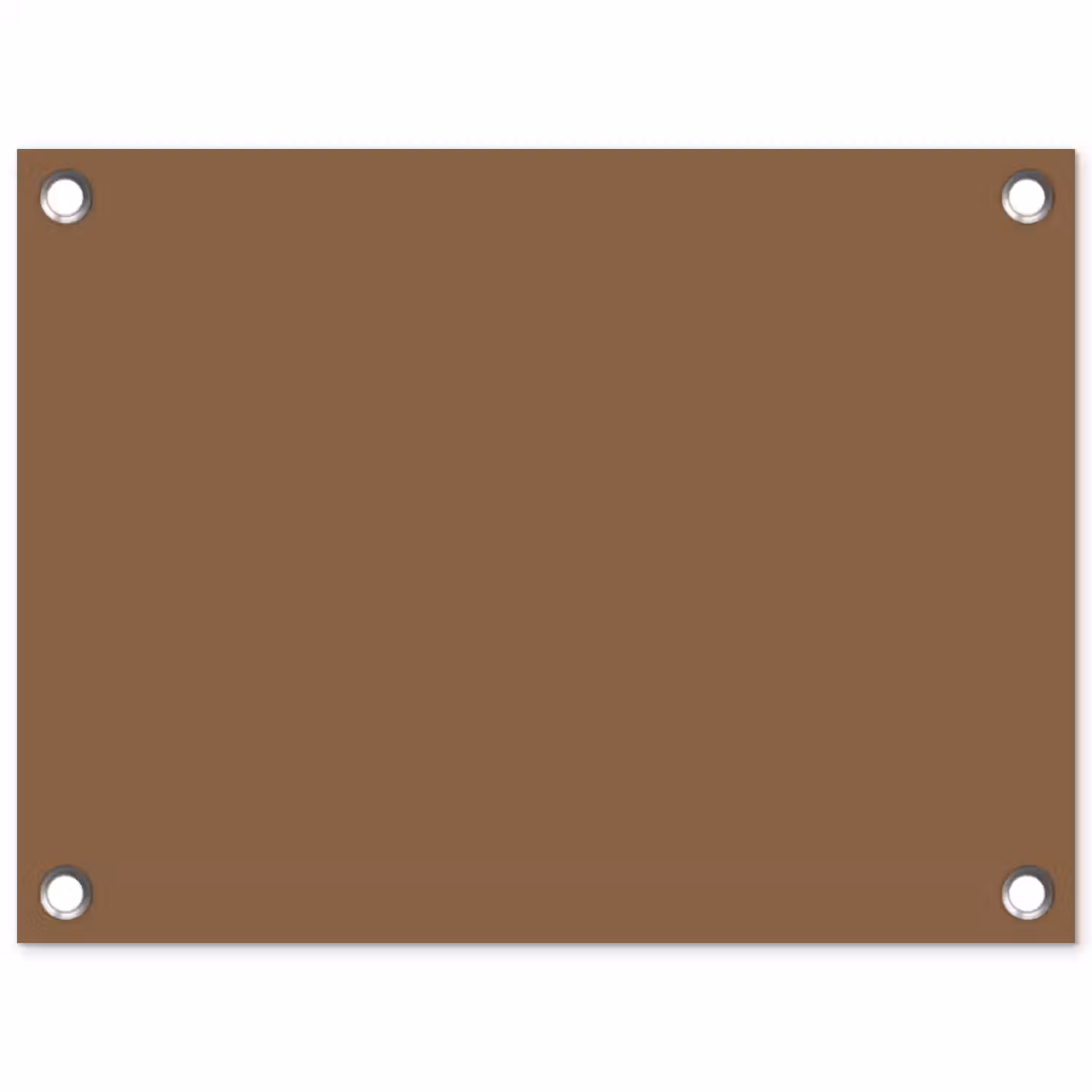 Soft - Walnut - Bruin tuinposter los doek klein 239 -3d
