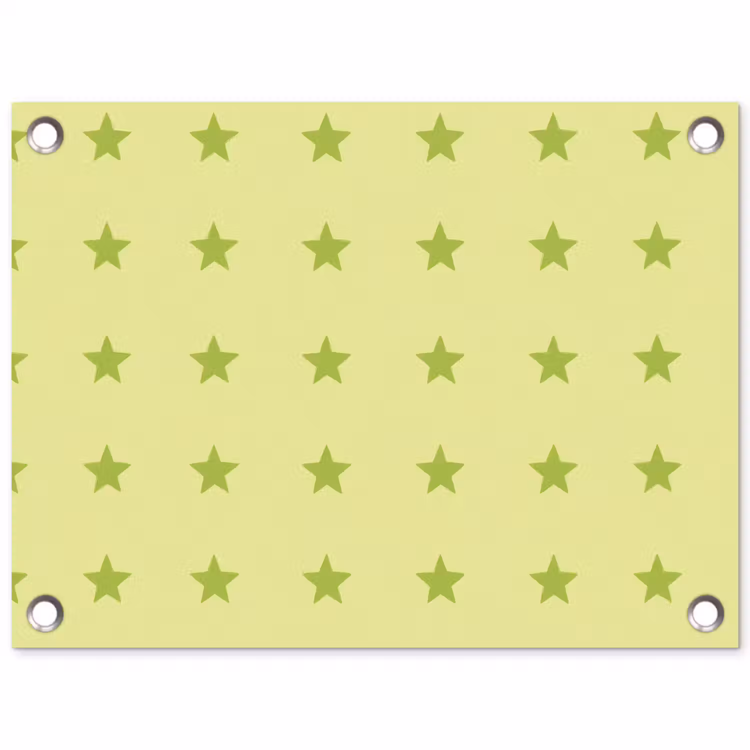 Sterren - Patroon - Groen tuinposter los doek klein 239 -3d
