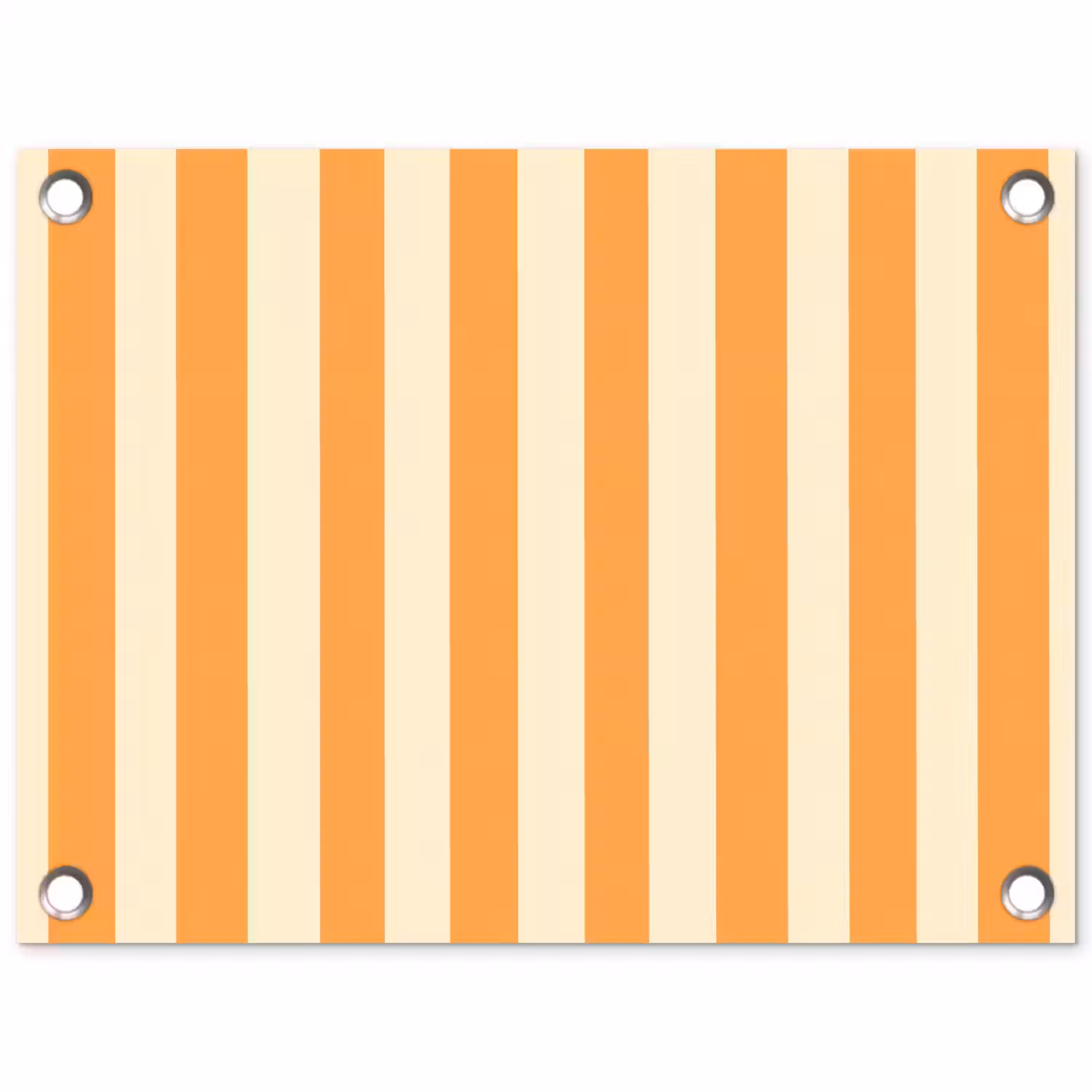 Strepen - Patroon - Oranje tuinposter los doek klein 239 -3d
