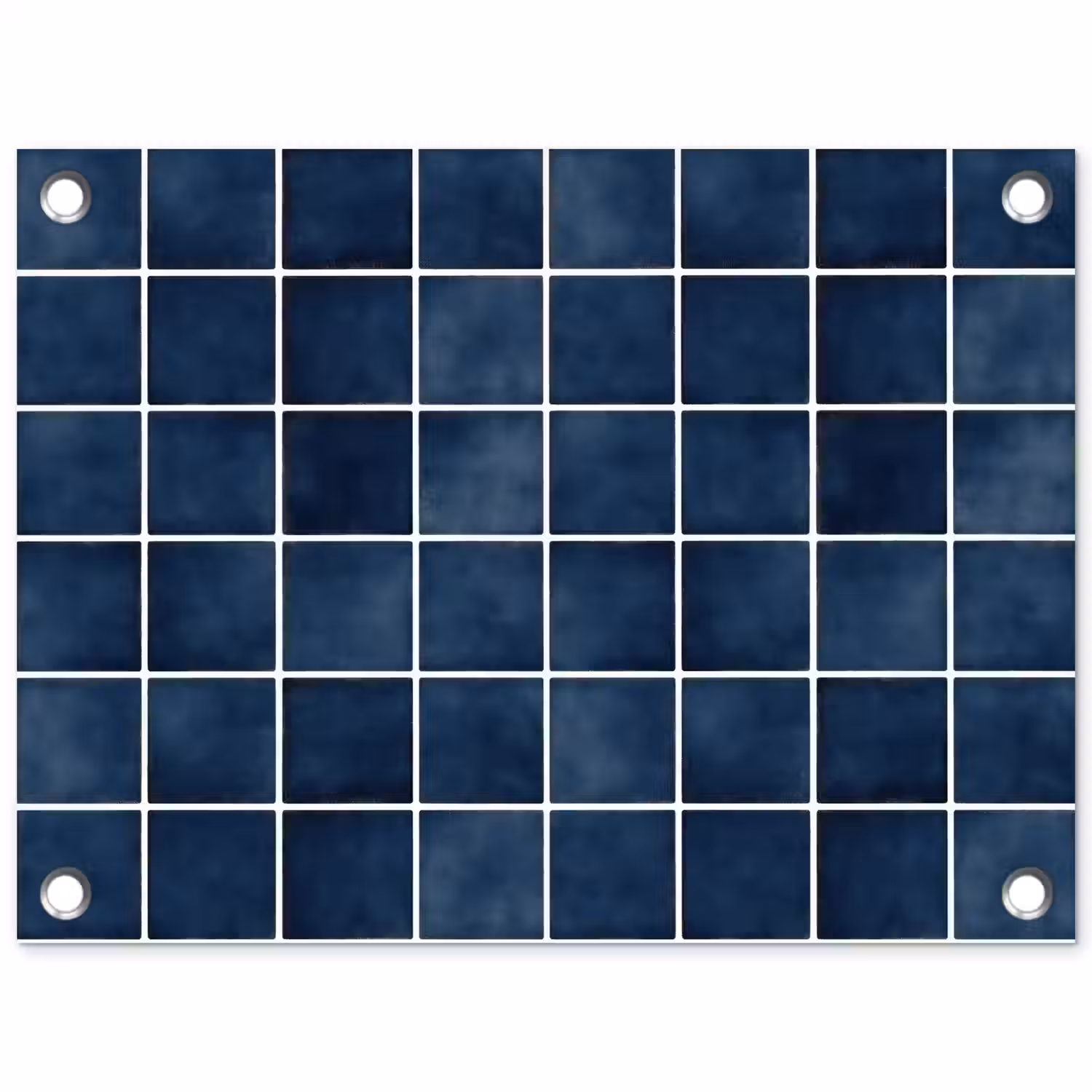 Tegel - Modern - Blauw tuinposter los doek klein 239 -3d