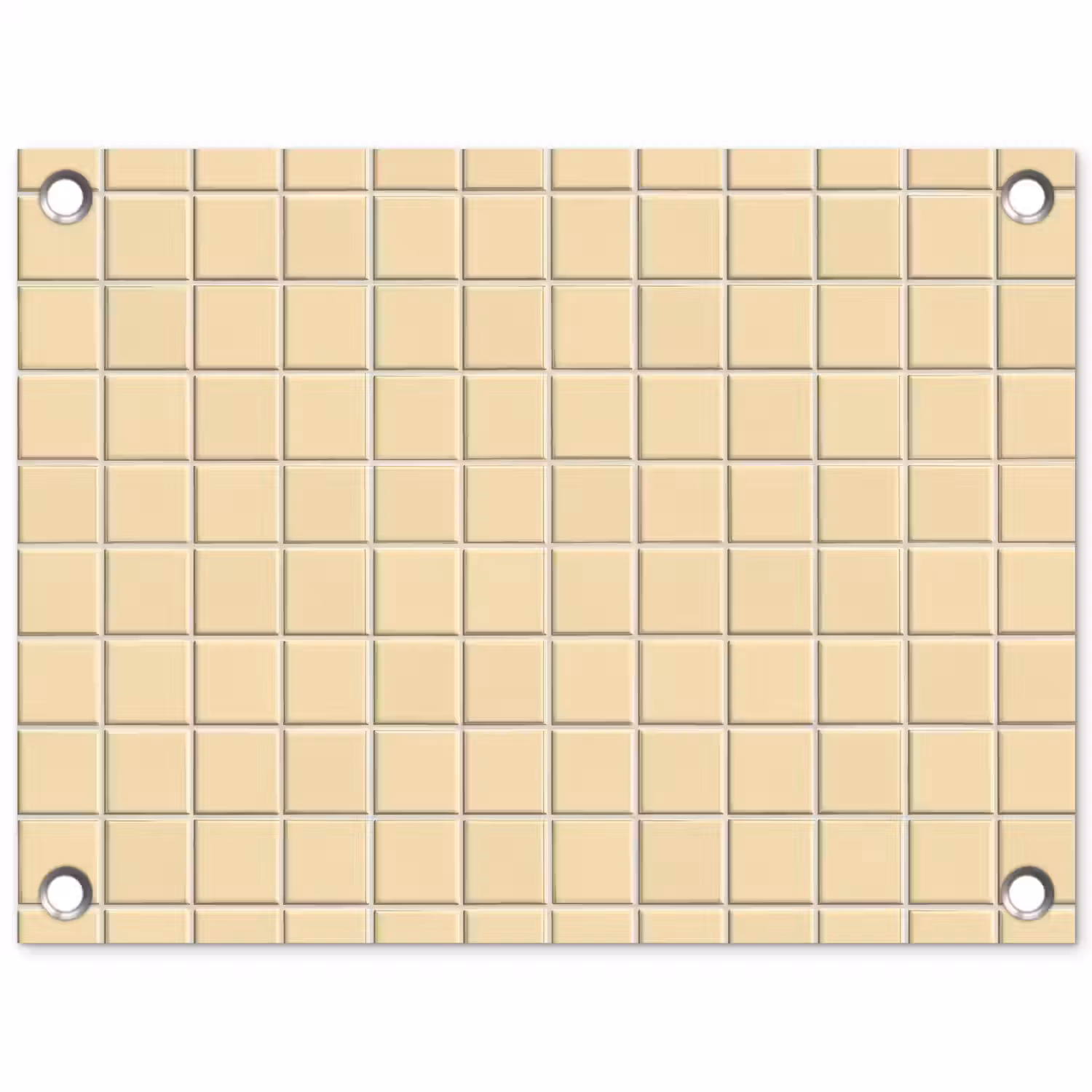 Tegels - Patroon - Crème tuinposter los doek klein 239 -3d