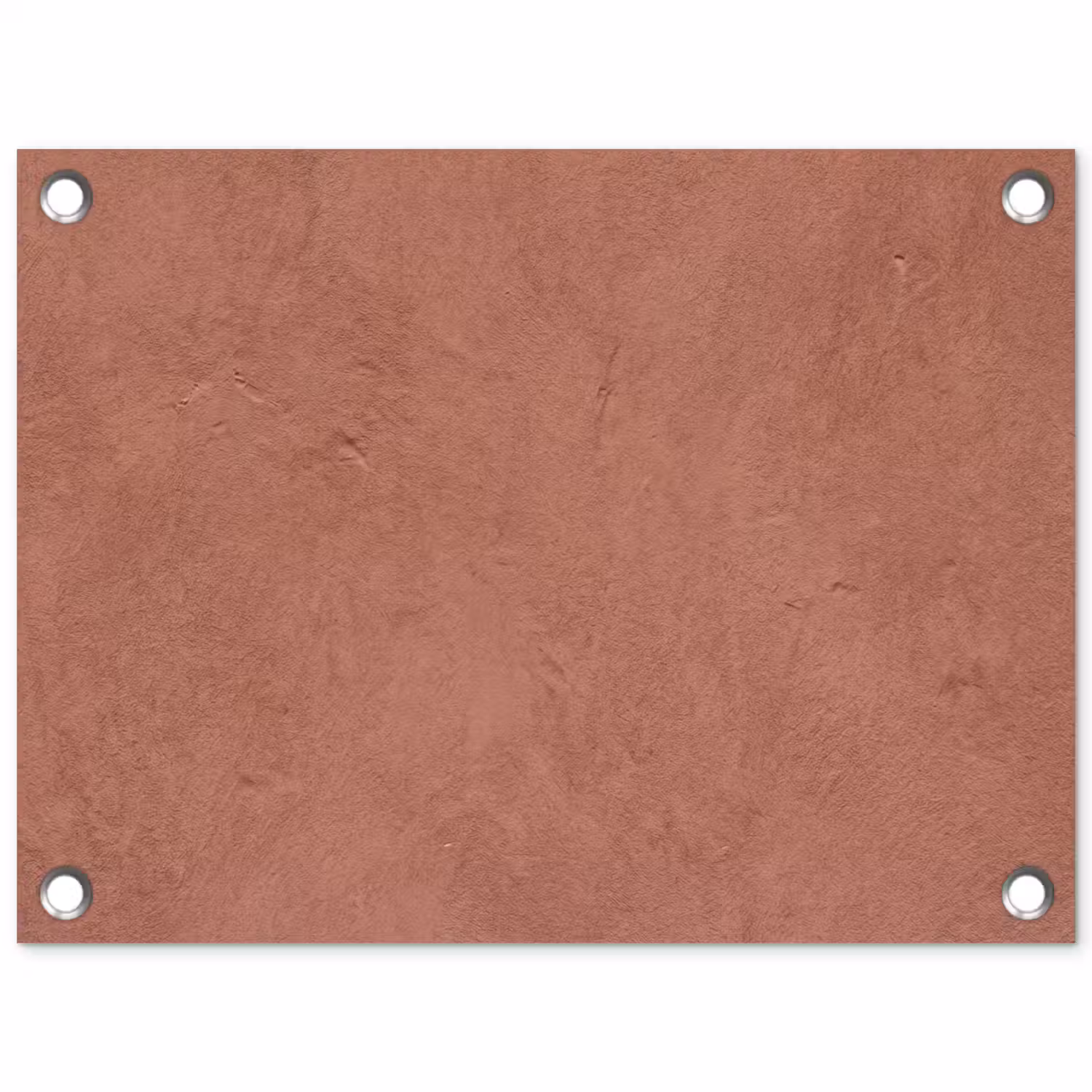 Textuur - Roodbruin - Grof - Modern tuinposter los doek klein -3d