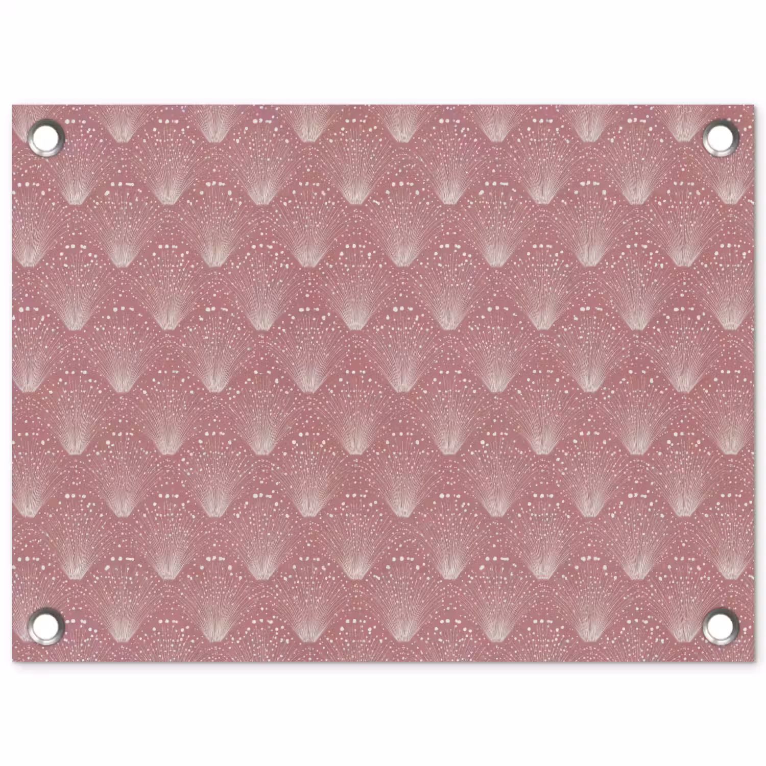 Trendy - Patroon - Roze tuinposter los doek klein 239 -3d