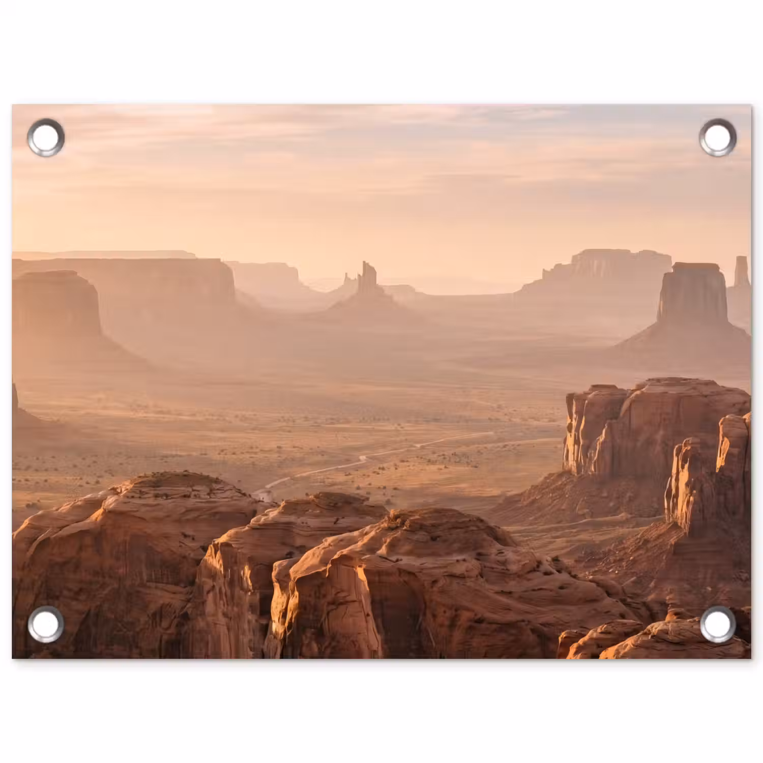 Woestijn - Landschap - Natuur tuinposter los doek klein -3d