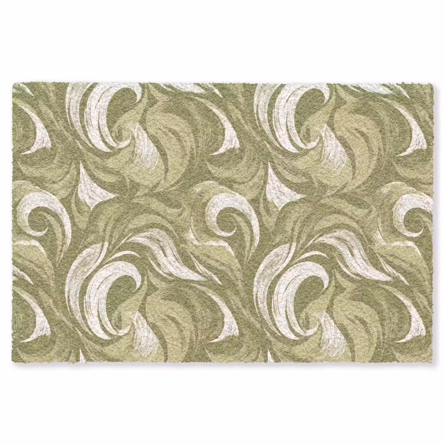 Abstract - Textuur - Groen Vloerkleed Rechthoek klein 1091 -3d