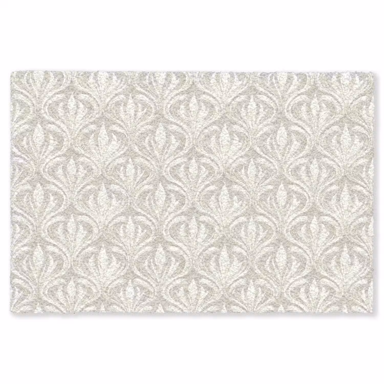 Barok - Patroon - Beige Vloerkleed Rechthoek klein 1091 -3d
