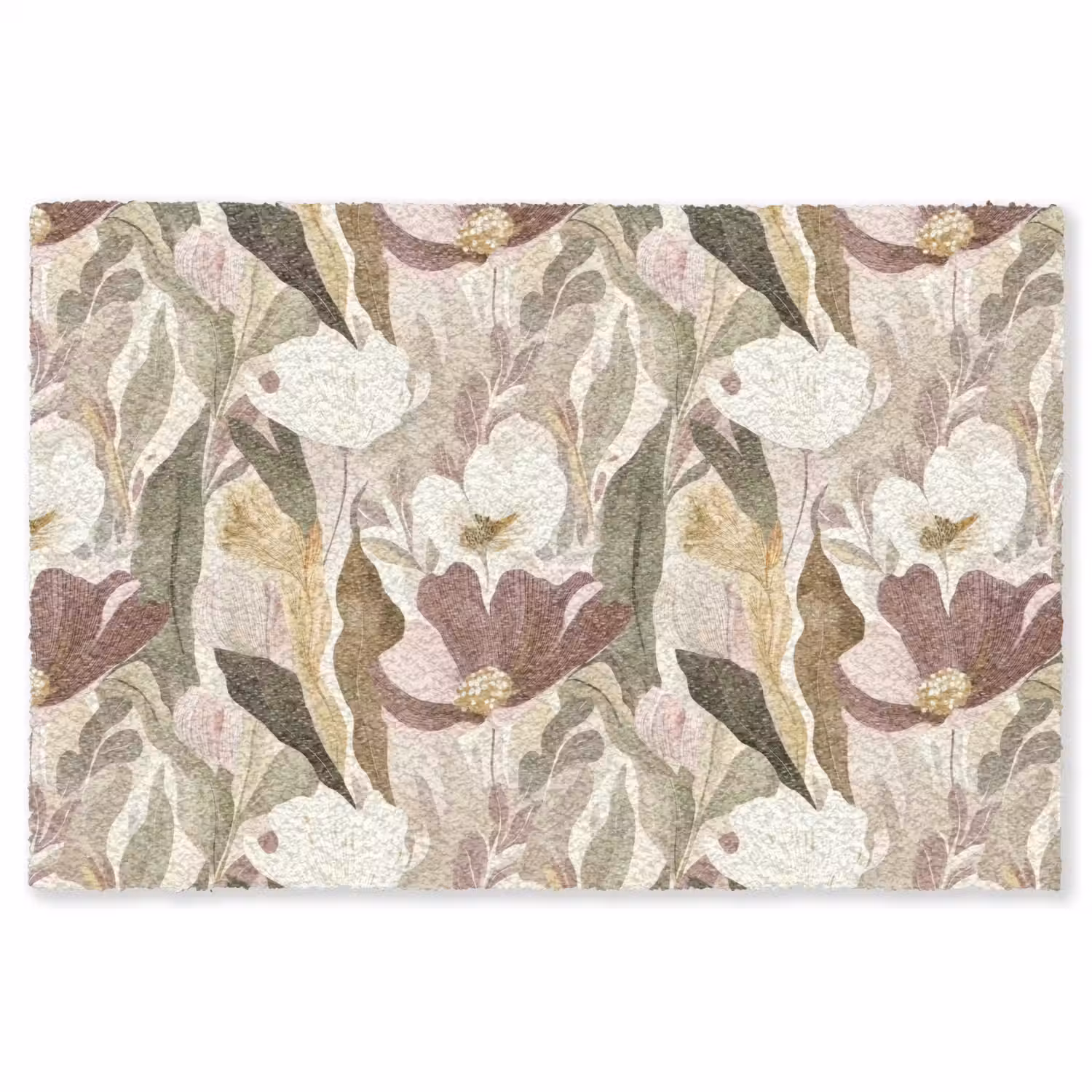 Bloemen - Aquarel - Kleurrijk Vloerkleed Rechthoek klein 1091 -3d