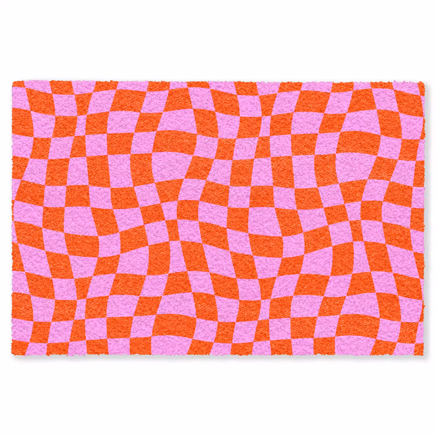 Blokken - Roze - Rood - Patroon Vloerkleed Rechthoek klein 1091 -3d