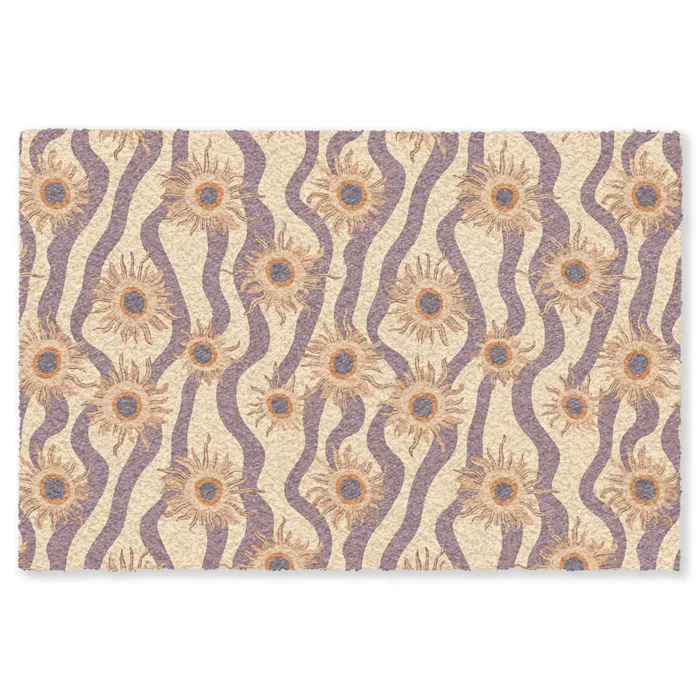 Bohemian - Vibe - Lavendelpaars Vloerkleed Rechthoek klein 1091 -3d