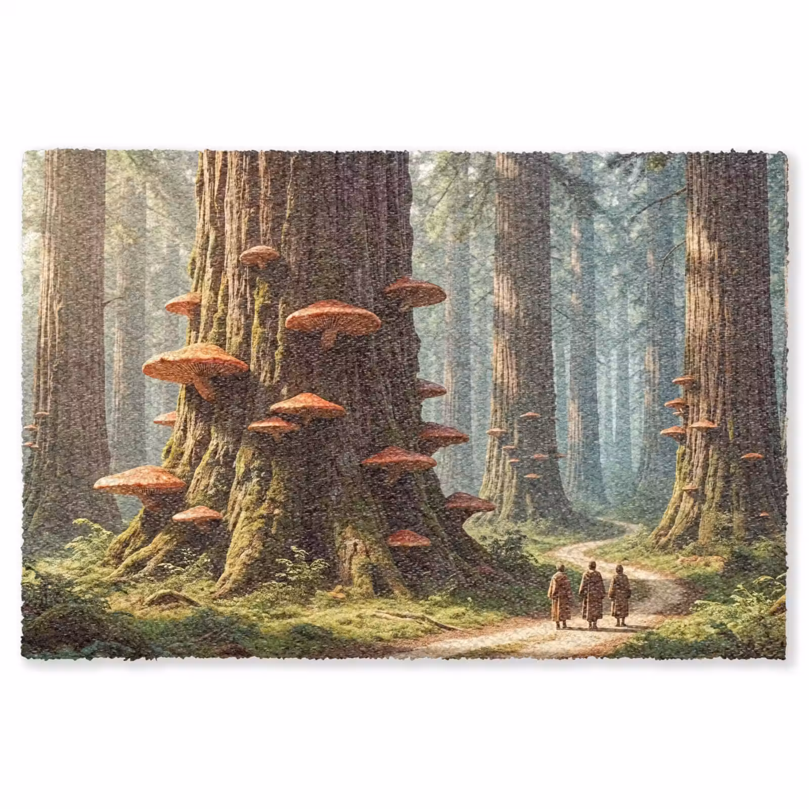Vloerkleed - Bos - Bomen - Natuur - Bos - Bomen - Natuur Vloerkleed Rechthoek klein