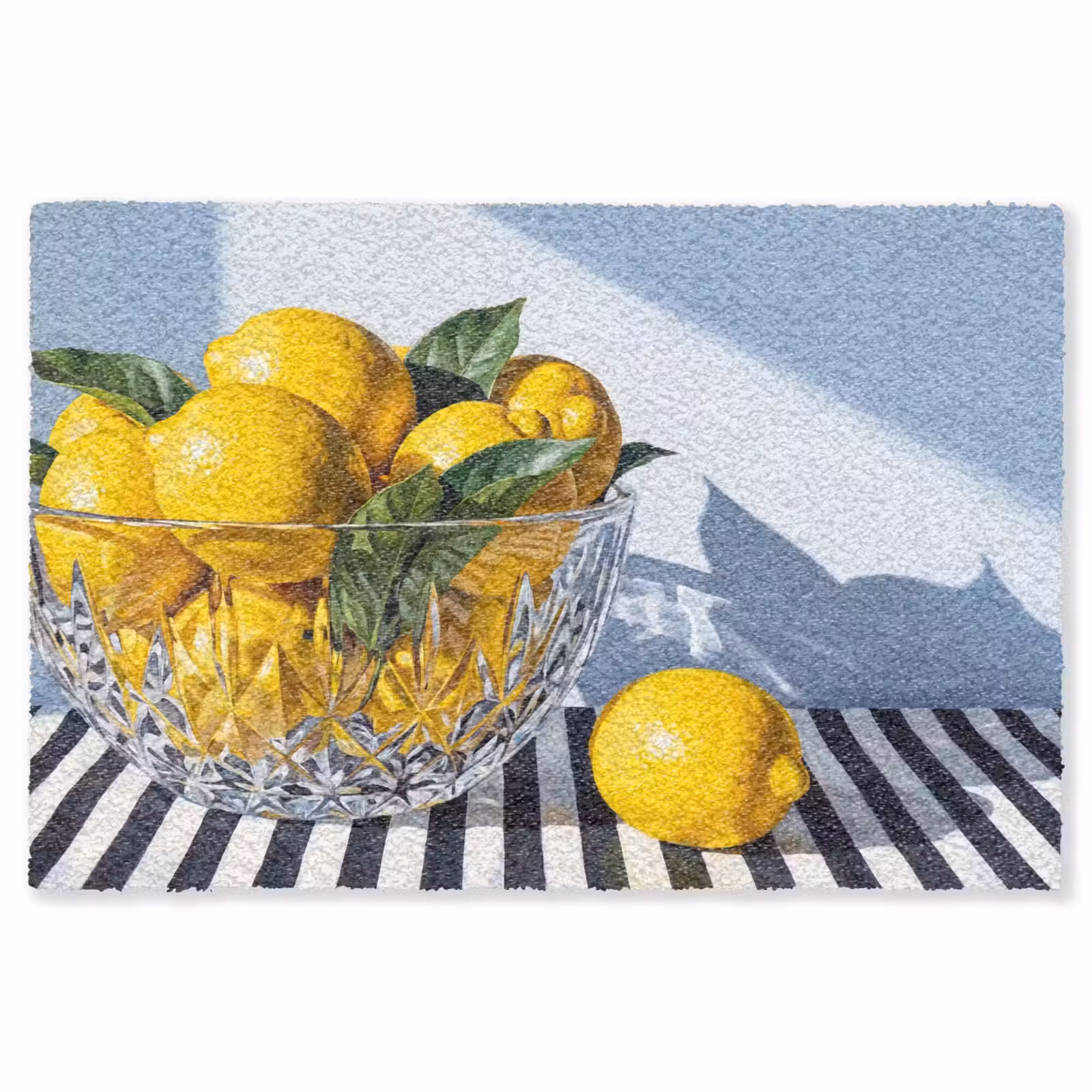 Vloerkleed - Citroenen - Fruit - Geel - Citroenen - Fruit - Geel Vloerkleed Rechthoek klein
