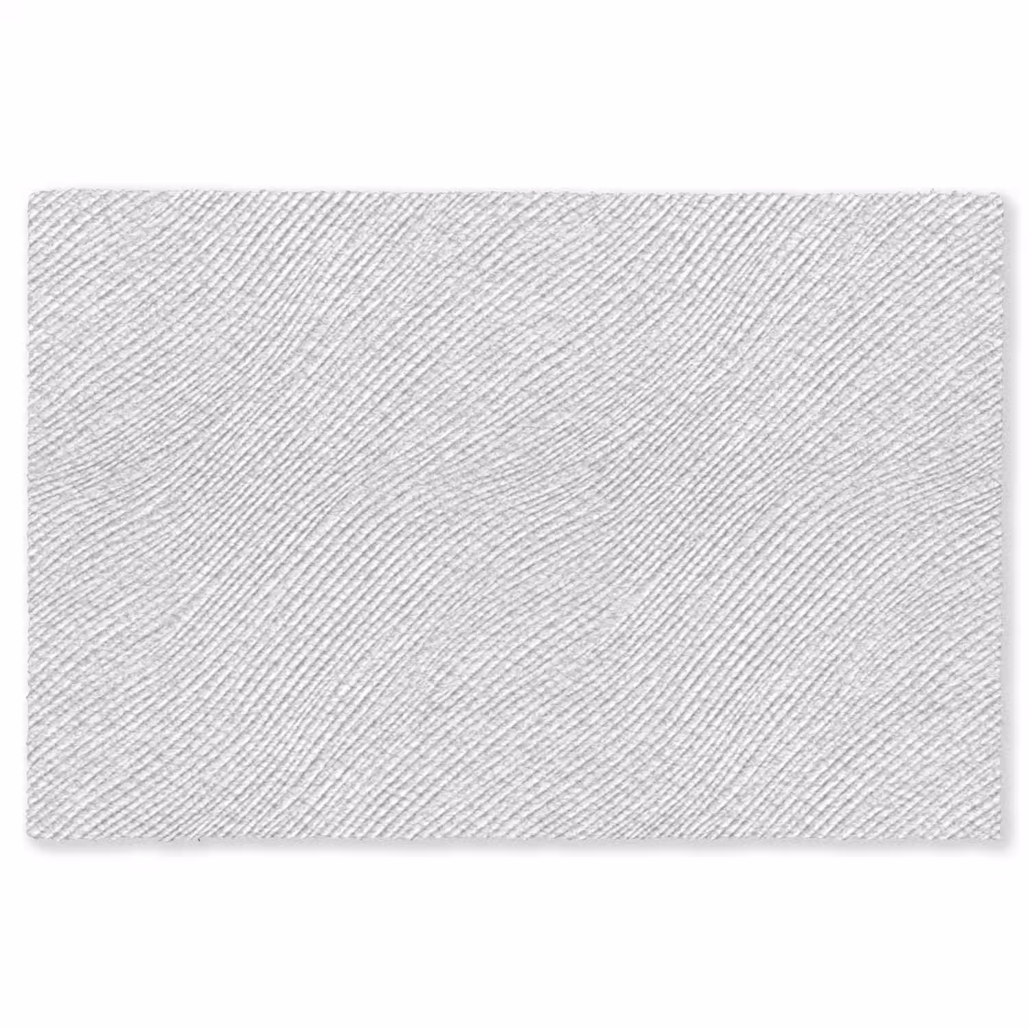 Golven - Ribbels - Wit Vloerkleed Rechthoek klein 1091 -3d