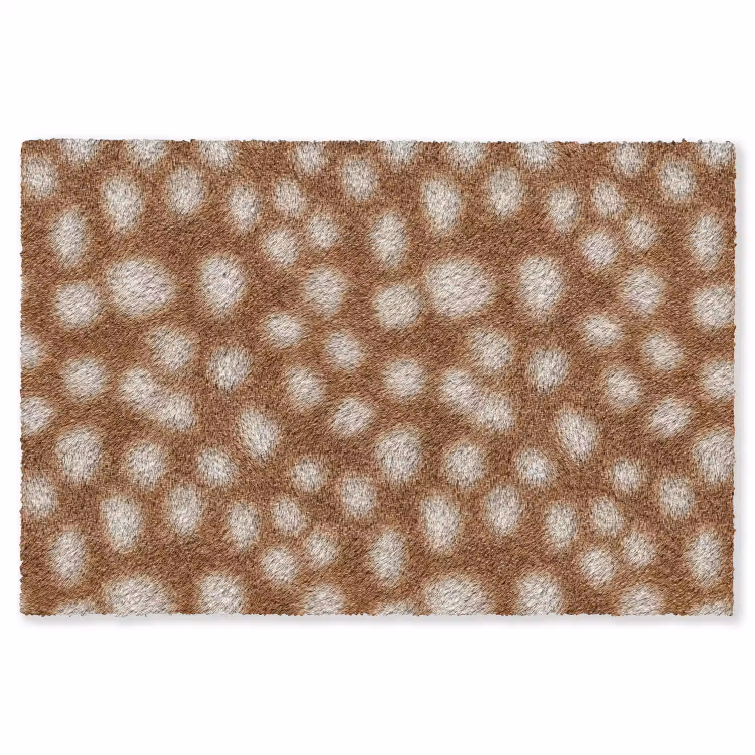 Hert - Bruin - Vacht Vloerkleed Rechthoek klein 1091 -3d