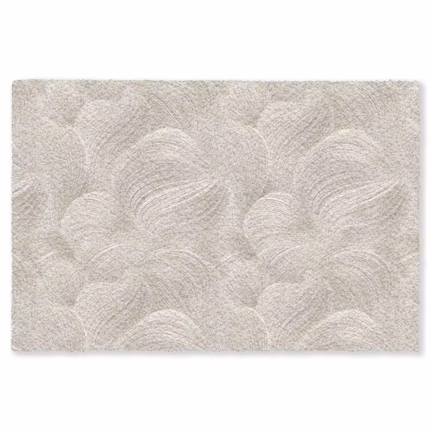 Lijnen - Waaier - Beige Vloerkleed Rechthoek klein 1091 -3d