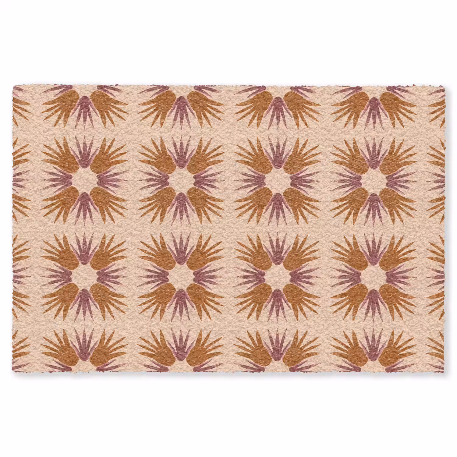 Ornament - Patroon - Oker Vloerkleed Rechthoek klein 1091 -3d