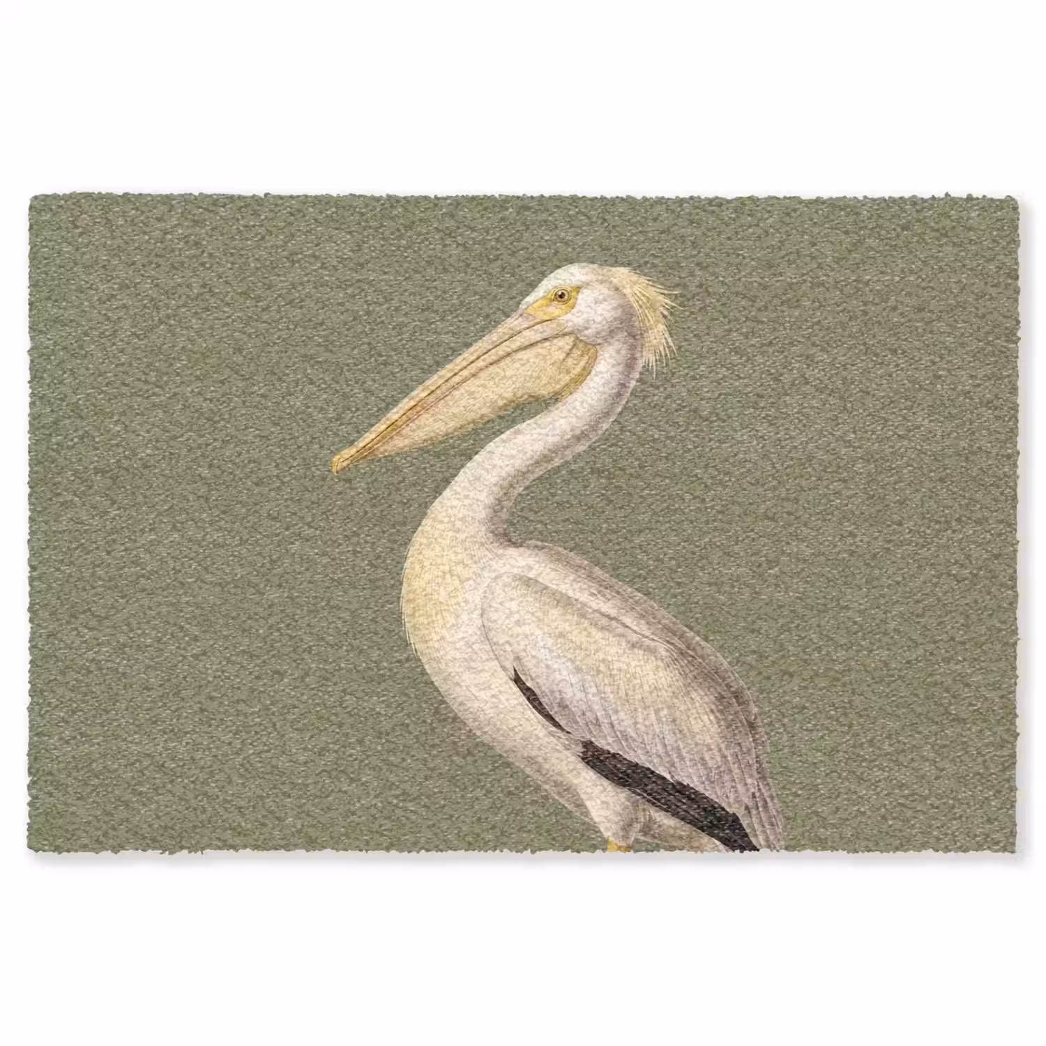 Pelikaan - Wit - Vogel - Klassiek - Natuur Vloerkleed Rechthoek klein -3d