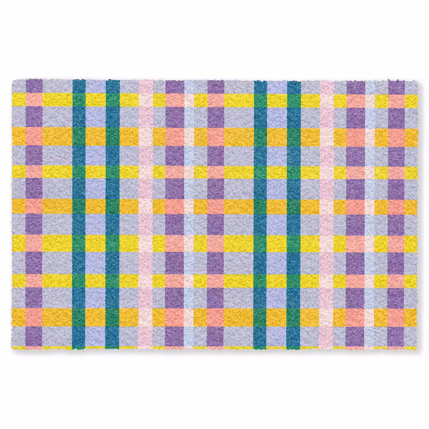 Ruit - Patroon - Kleurrijk Vloerkleed Rechthoek klein 1091 -3d