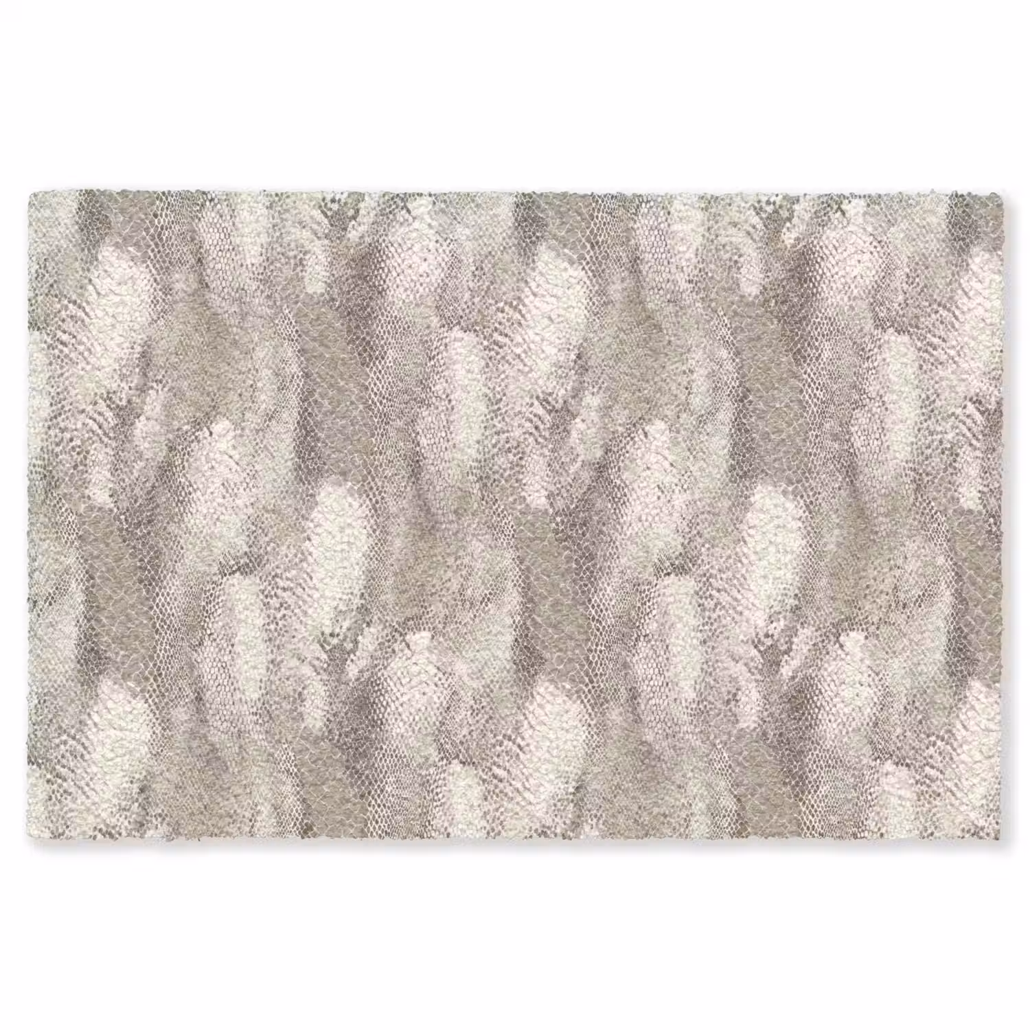 Slang - Textuur - Zand Vloerkleed Rechthoek klein 1091 -3d