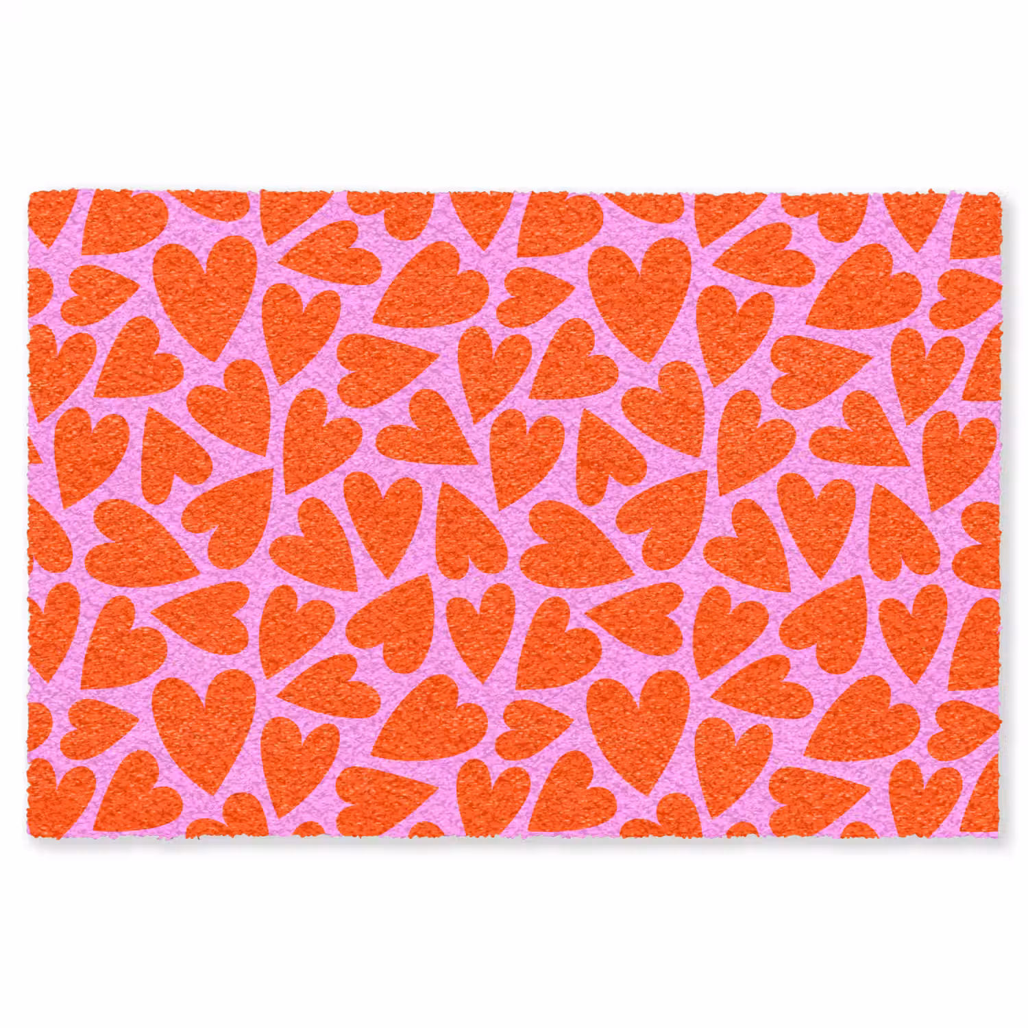 Valentijn - Patroon - Roze - Rood Vloerkleed Rechthoek klein 1091 -3d