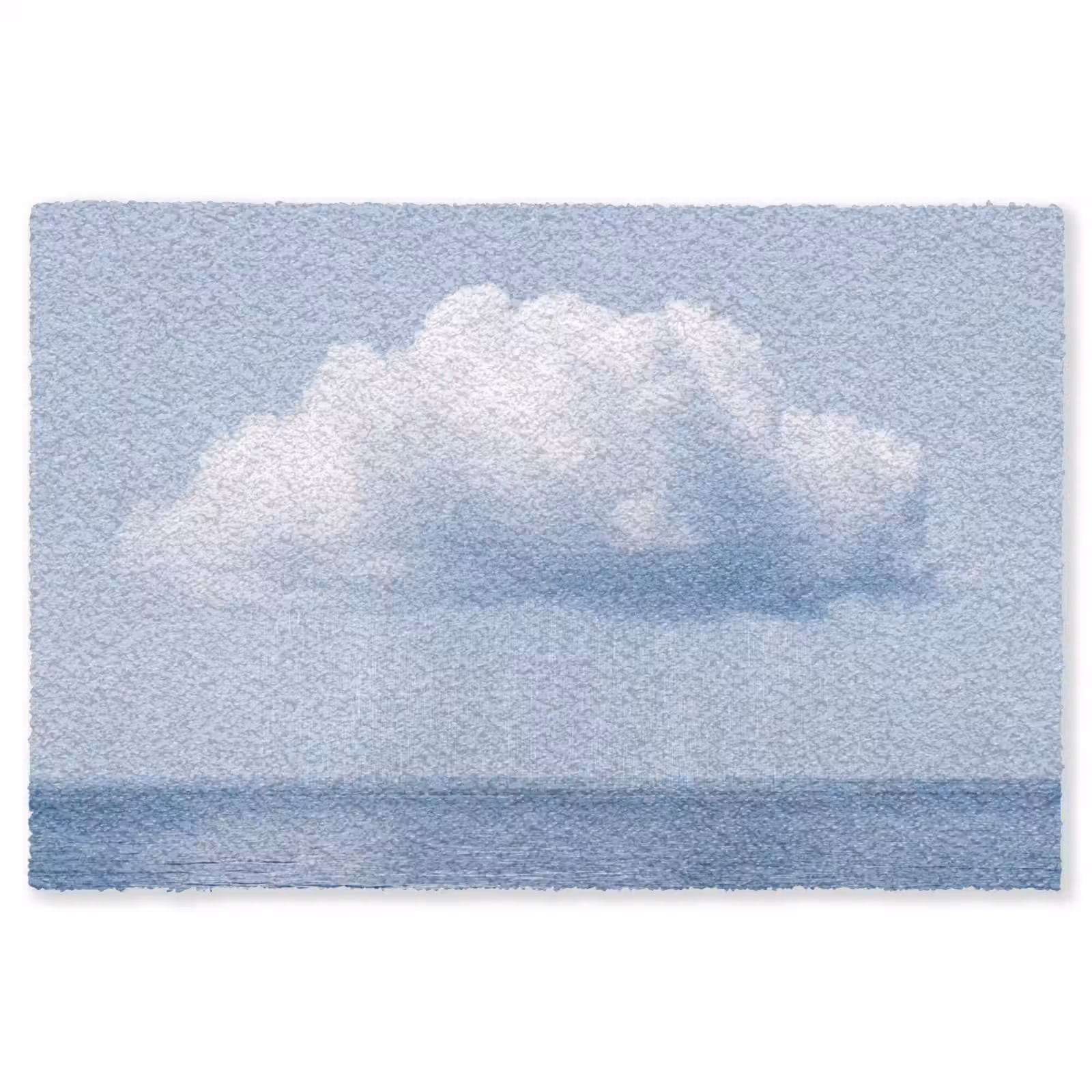Vloerkleed - Wolk - Regen - Natuur - Wolk - Regen - Natuur Vloerkleed Rechthoek klein